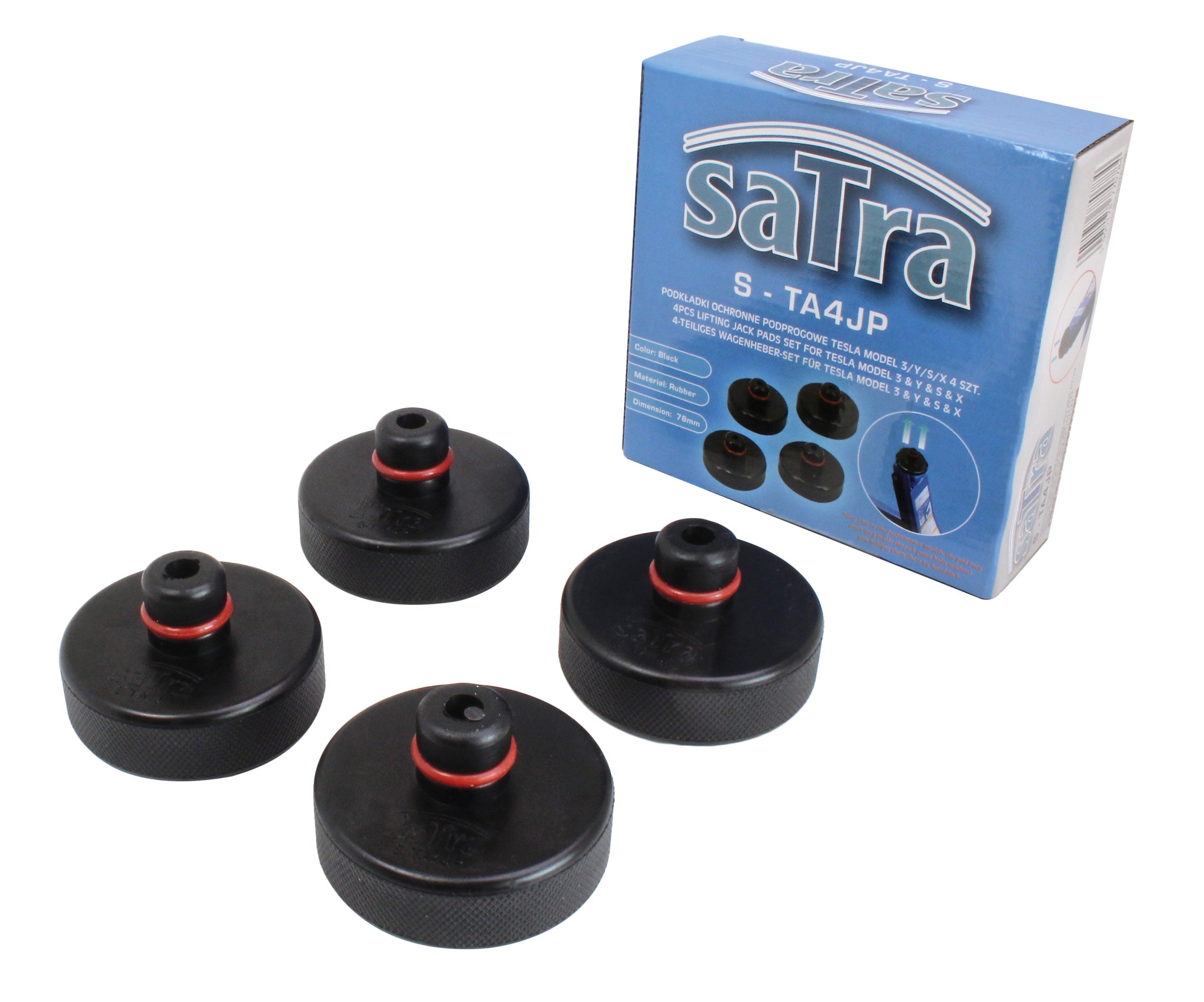 Sada ochranných podložiek 78mm pre zdvihák tesla model 3, S, Y & X