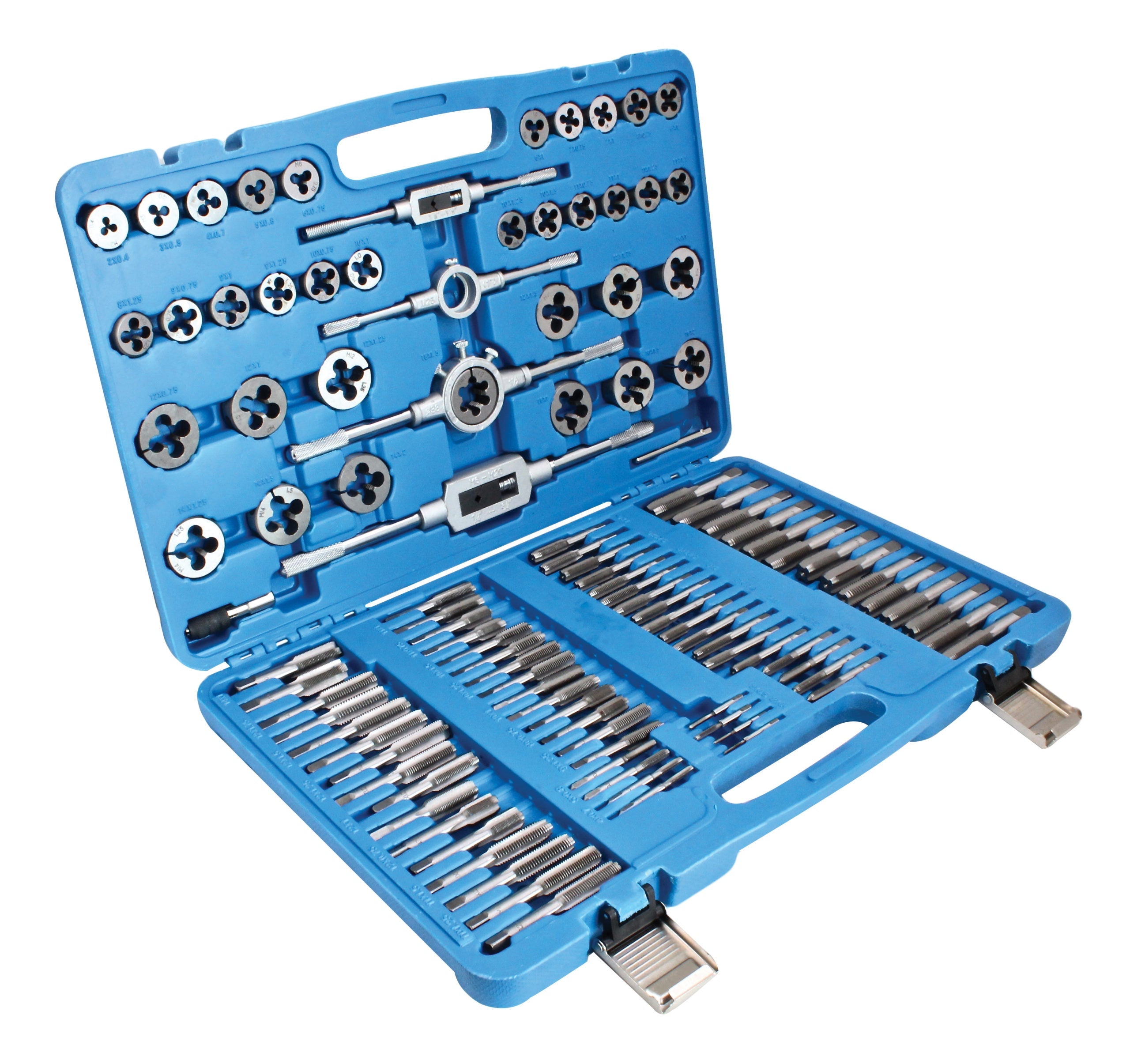 Súprava závitníkov a závitových očiek 110ks M2 - M18