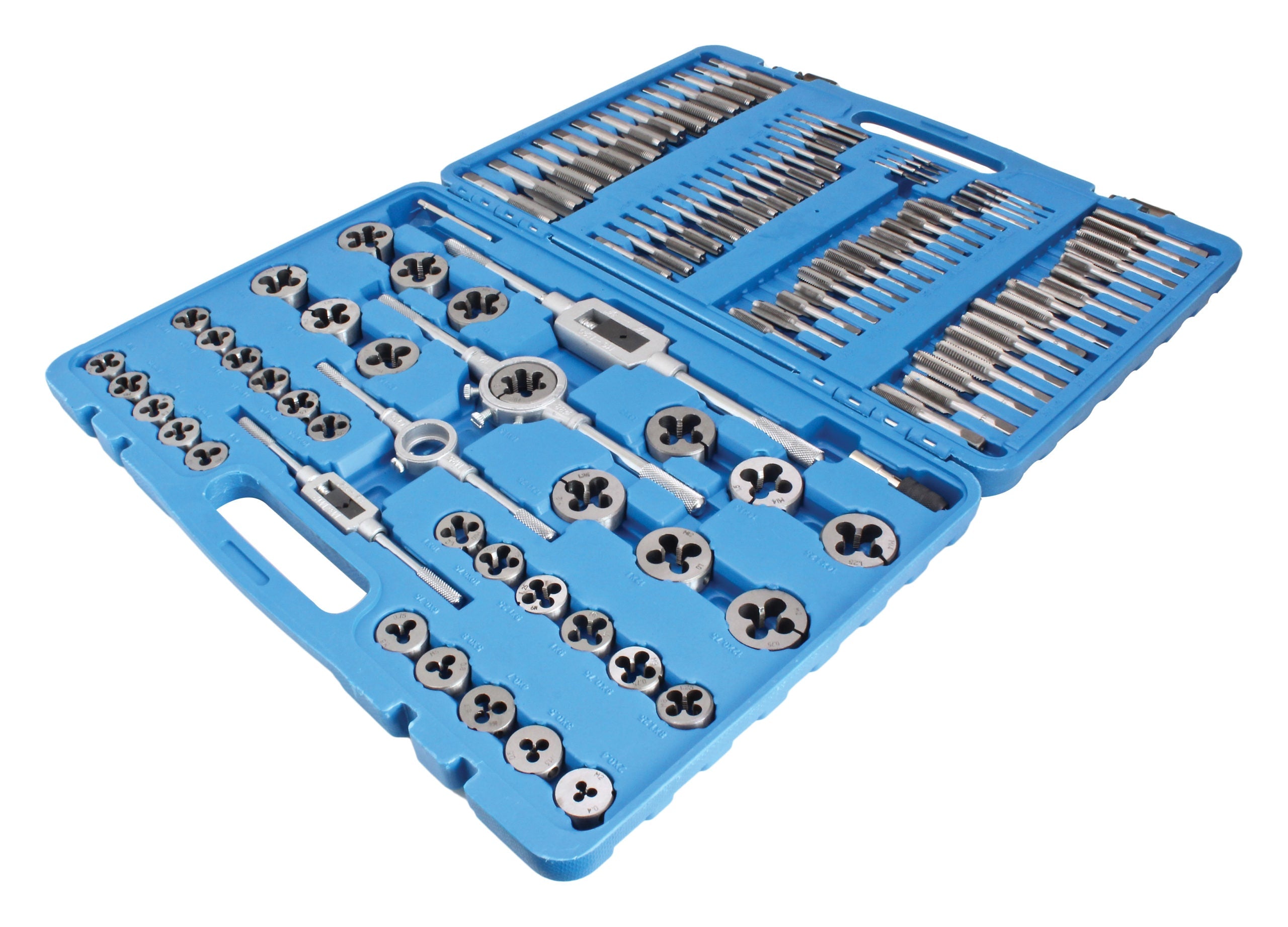 Súprava závitníkov a závitových očiek 110ks M2 - M18