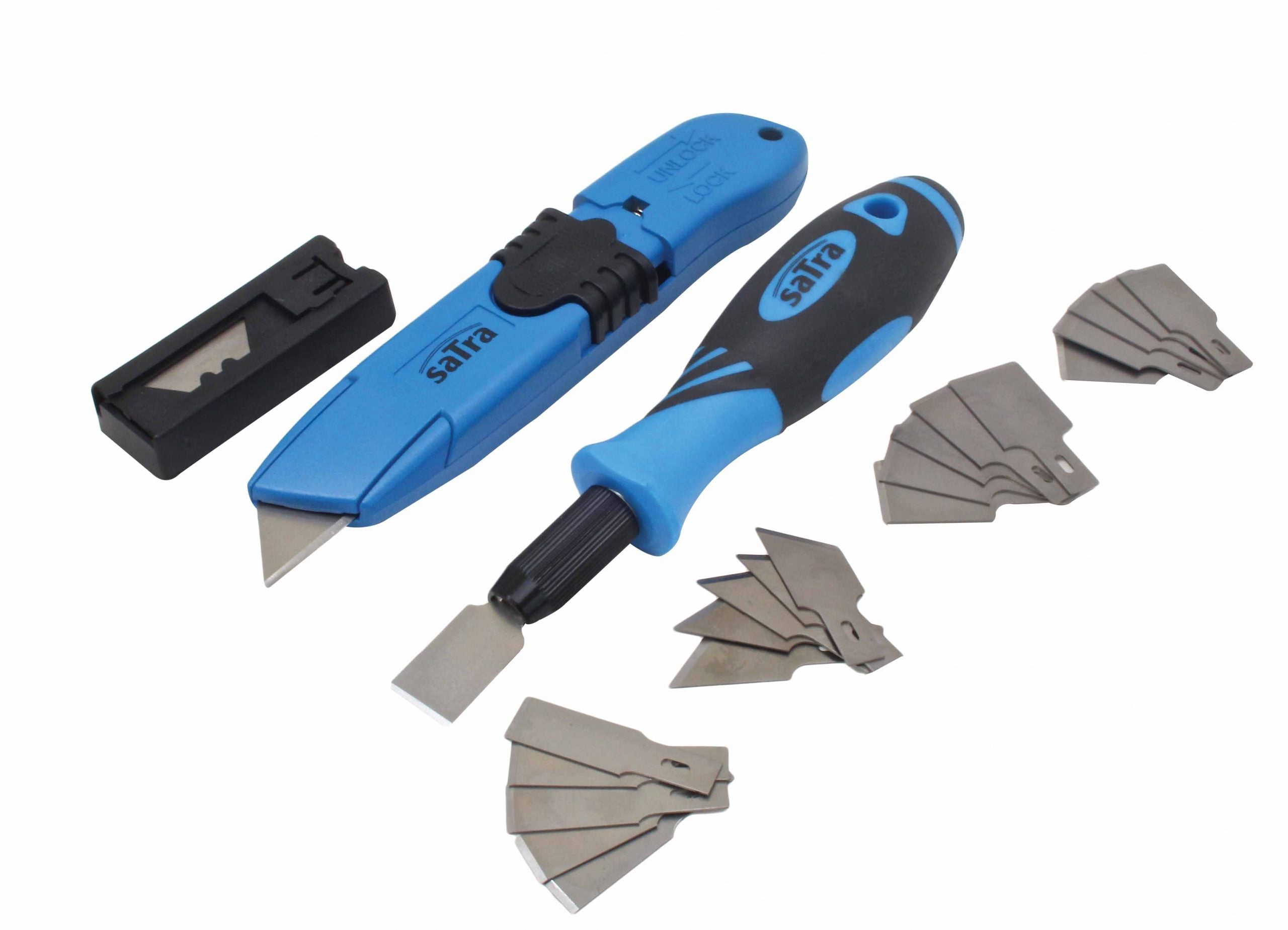 Súprava škrabiek a nožov 30ks Satra