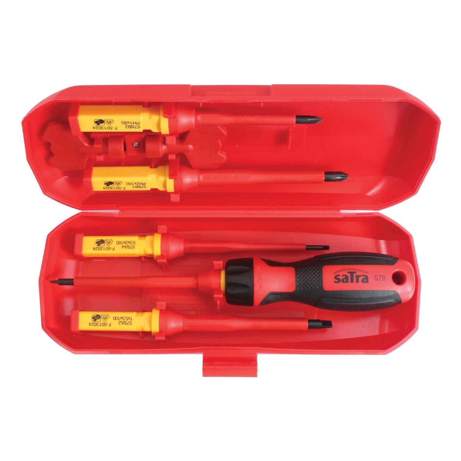 Sada vde elektrikárskych skrutkovačov s vymeniteľnými hrotmi 8 kusov