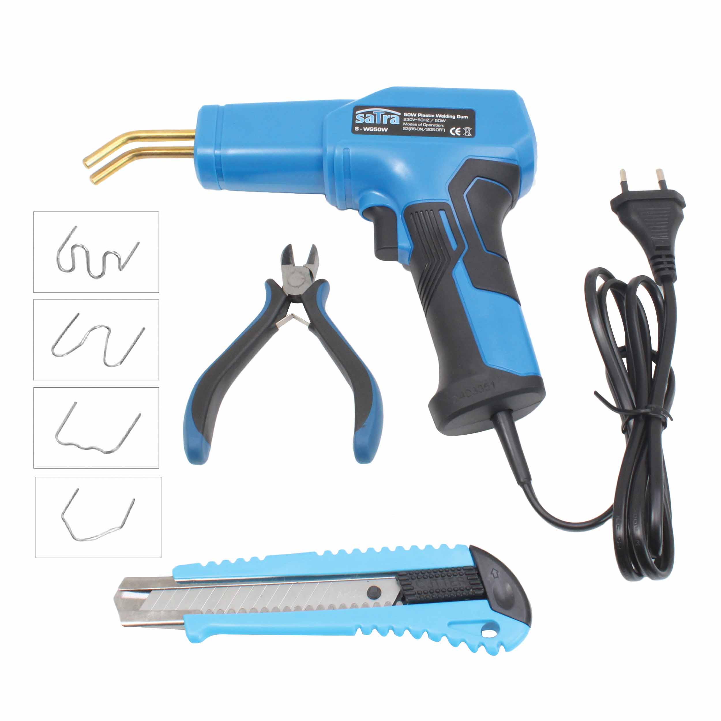 Pištoľ - zváračka na plasty s príslušenstvom 50W Asta