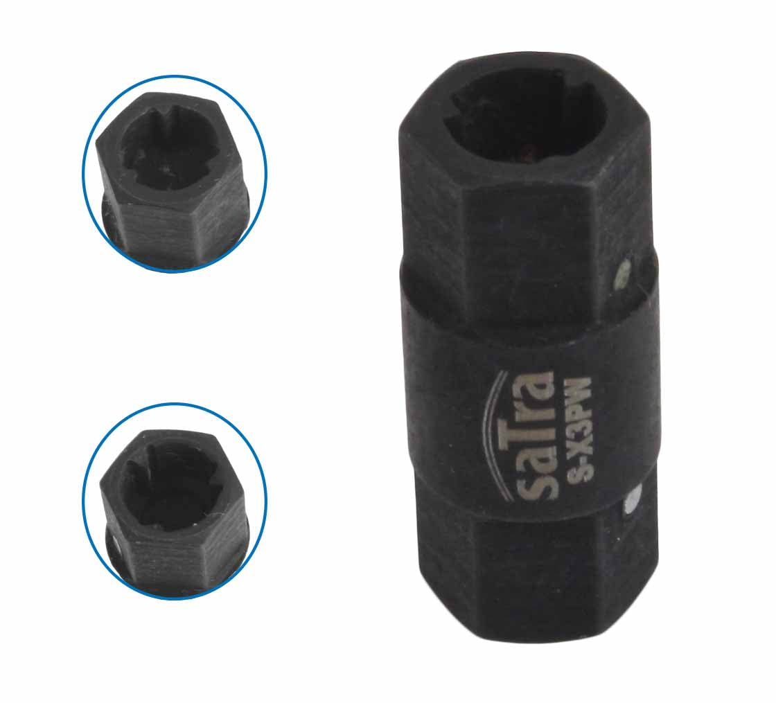 Špeciálna trojbodová hlavica 2v1 na svorky