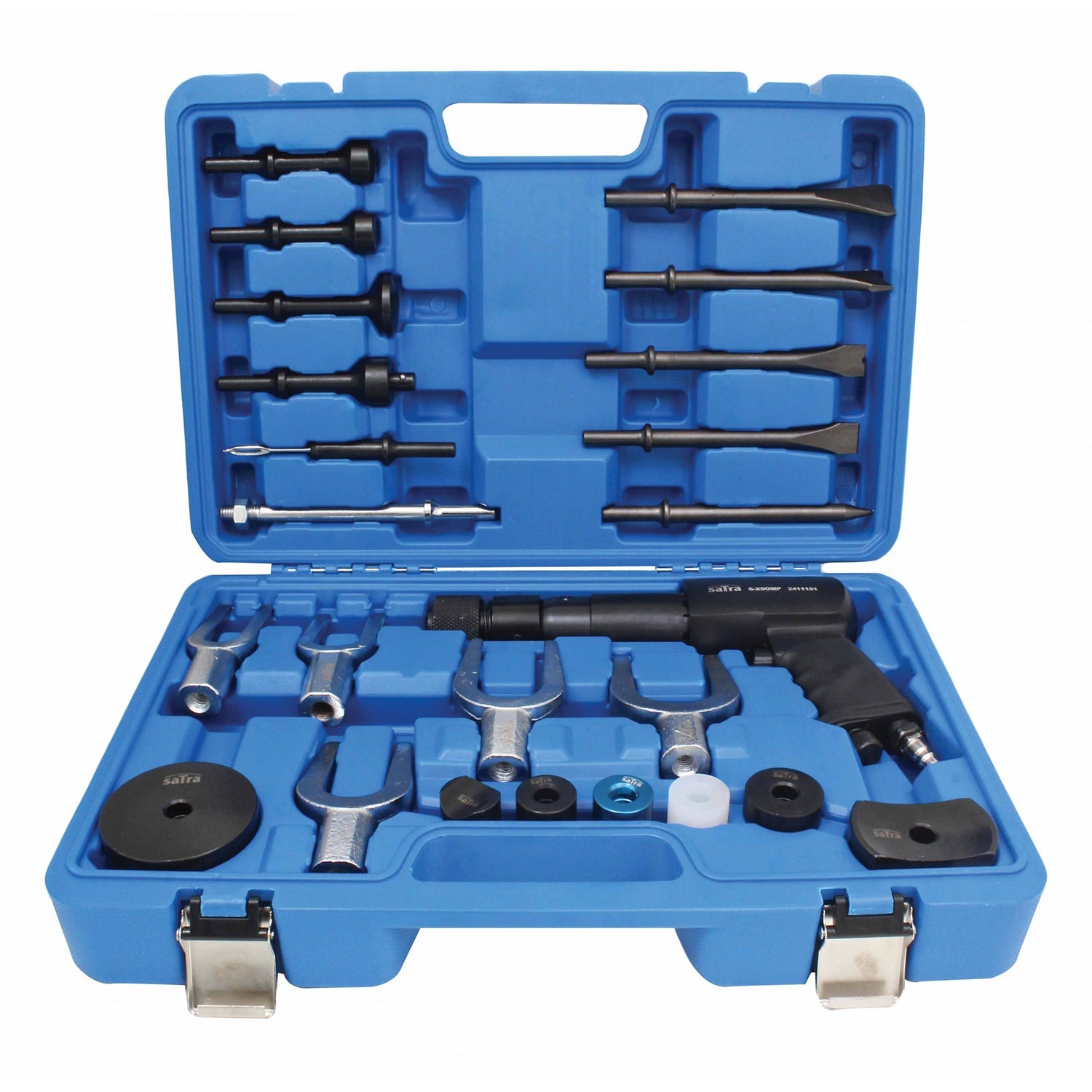 Sada multifunkčného pneumatického kladiva a príslušenstva 24ks Satra