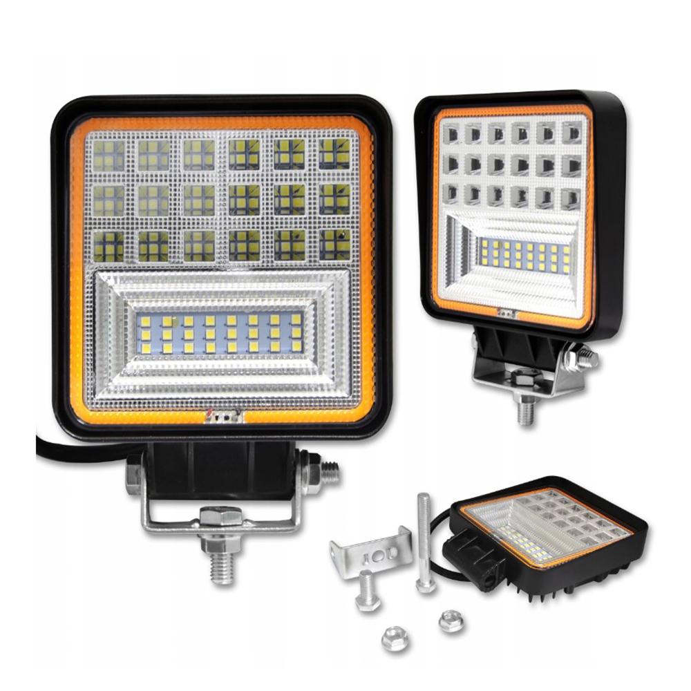 LED reflektor na auto s blikaním 10 - 60V 126W