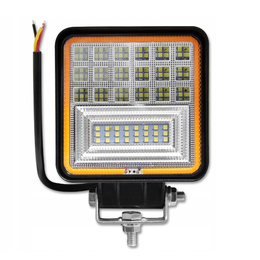 LED reflektor na auto s blikaním 10 - 60V 126W