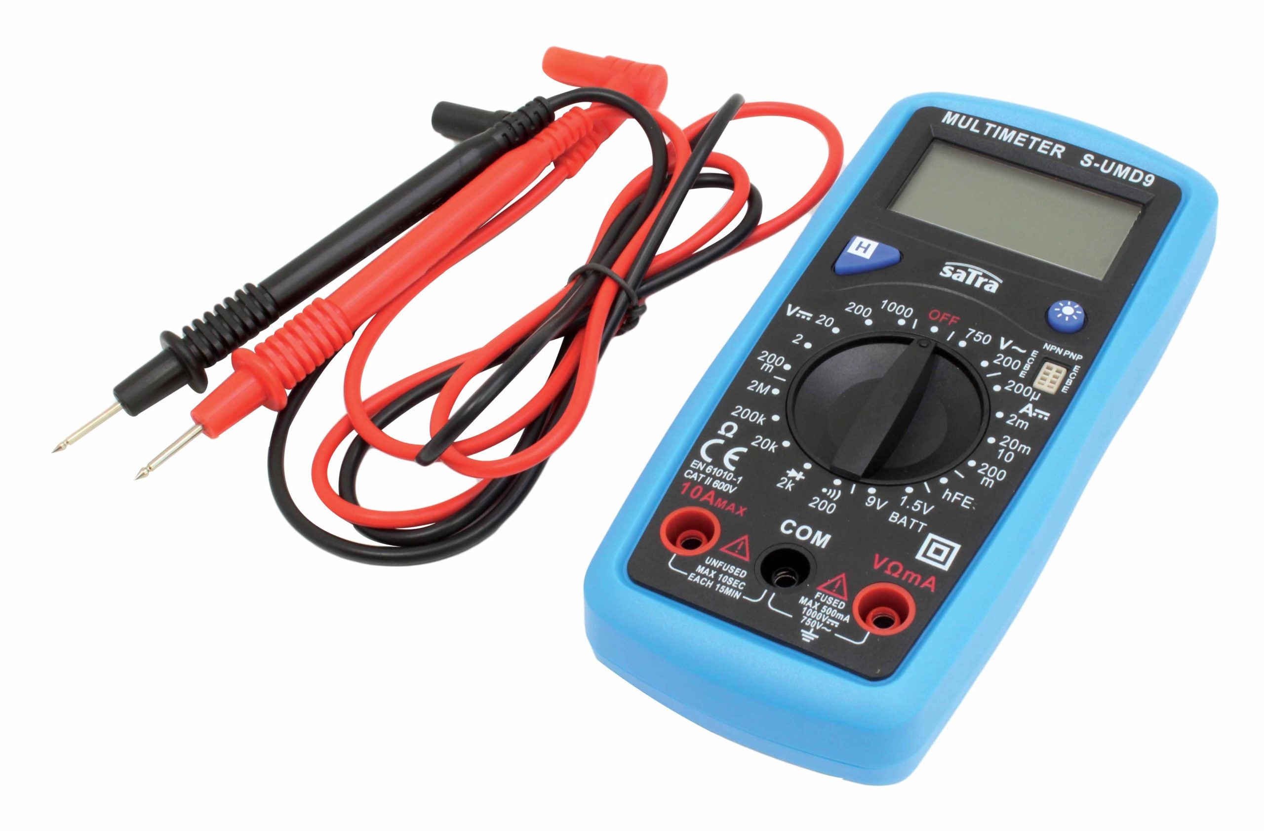 Digitálny multimeter Satra AC 200-750V DC 200mV - 200mA 200 μa - 200mA