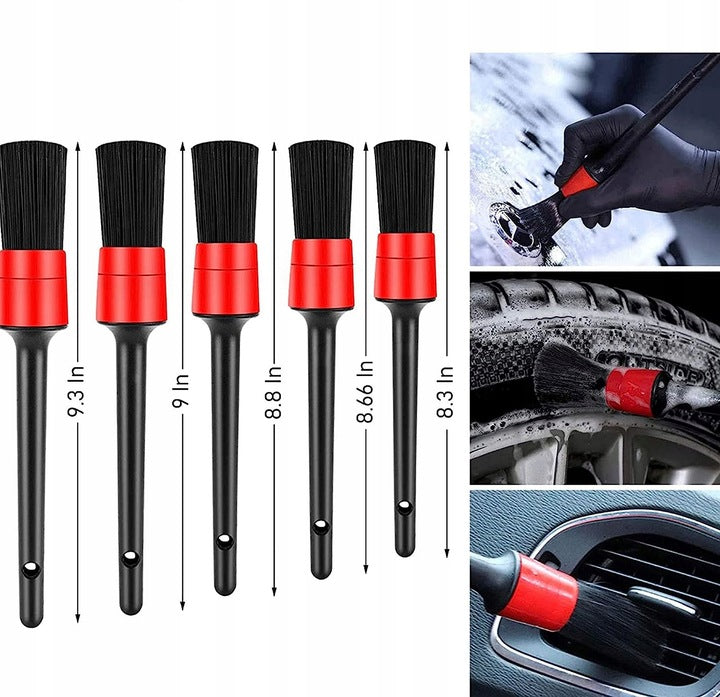 Sada kefiek a utierok na čistenie interiéru a exteriéru – auto detailing 15 kusov