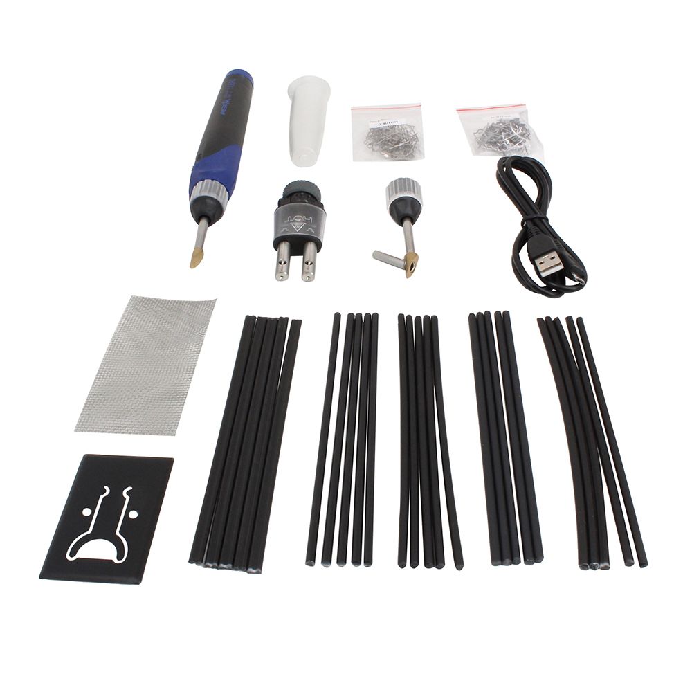 Zariadenie na spájkovanie so cínom – spájanie plastových dielov s li-ion akumulátorom 2500 mah, 500 °c