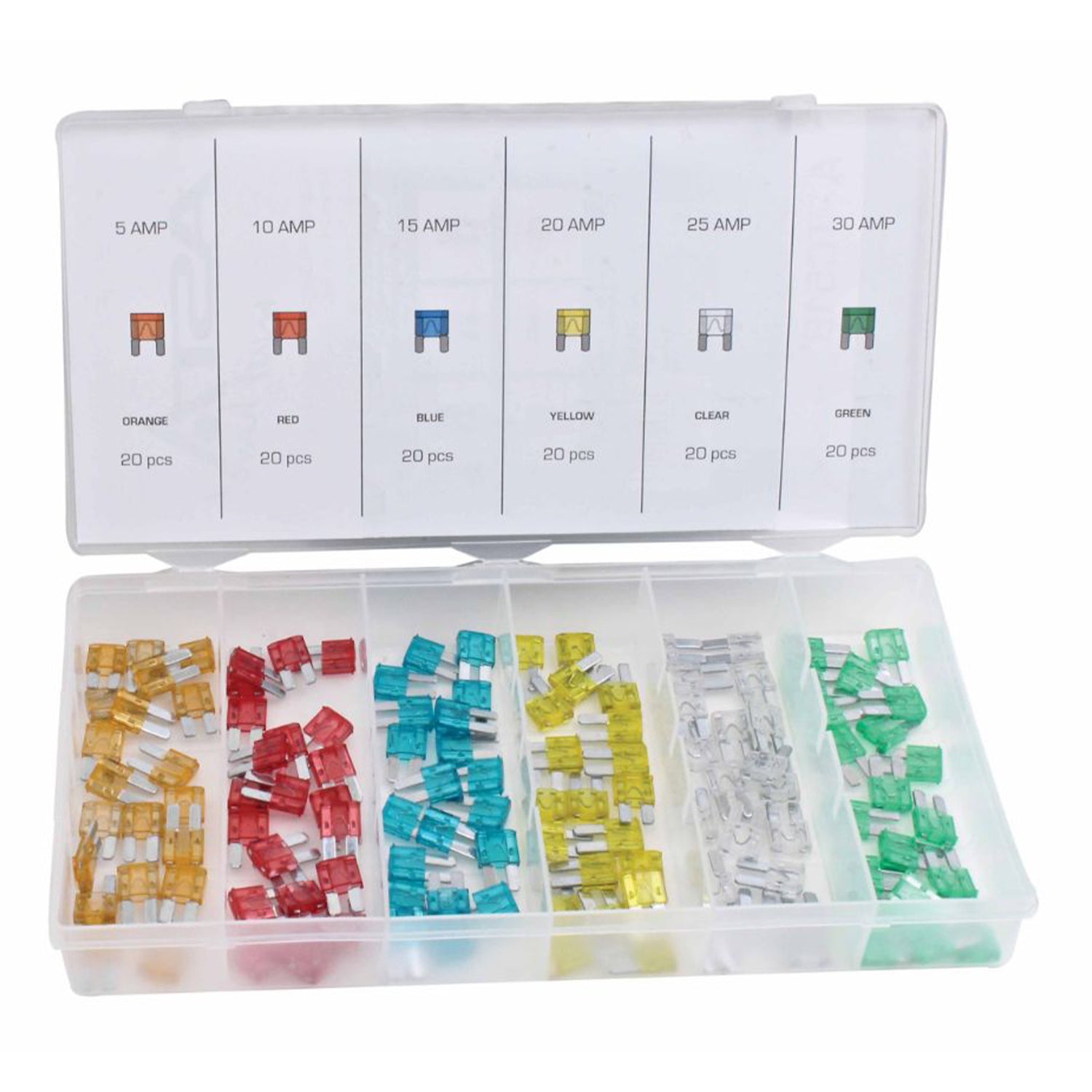 Sada 120 automobilových poistiek micro 2