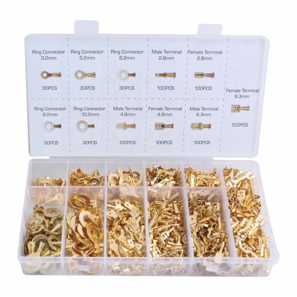 Sada automobilových káblových konektorov 750ks