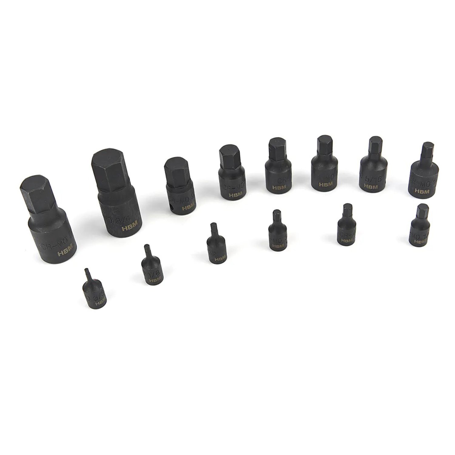 Súprava nárazových imbusových bitov v palcoch 14 dielov HBM