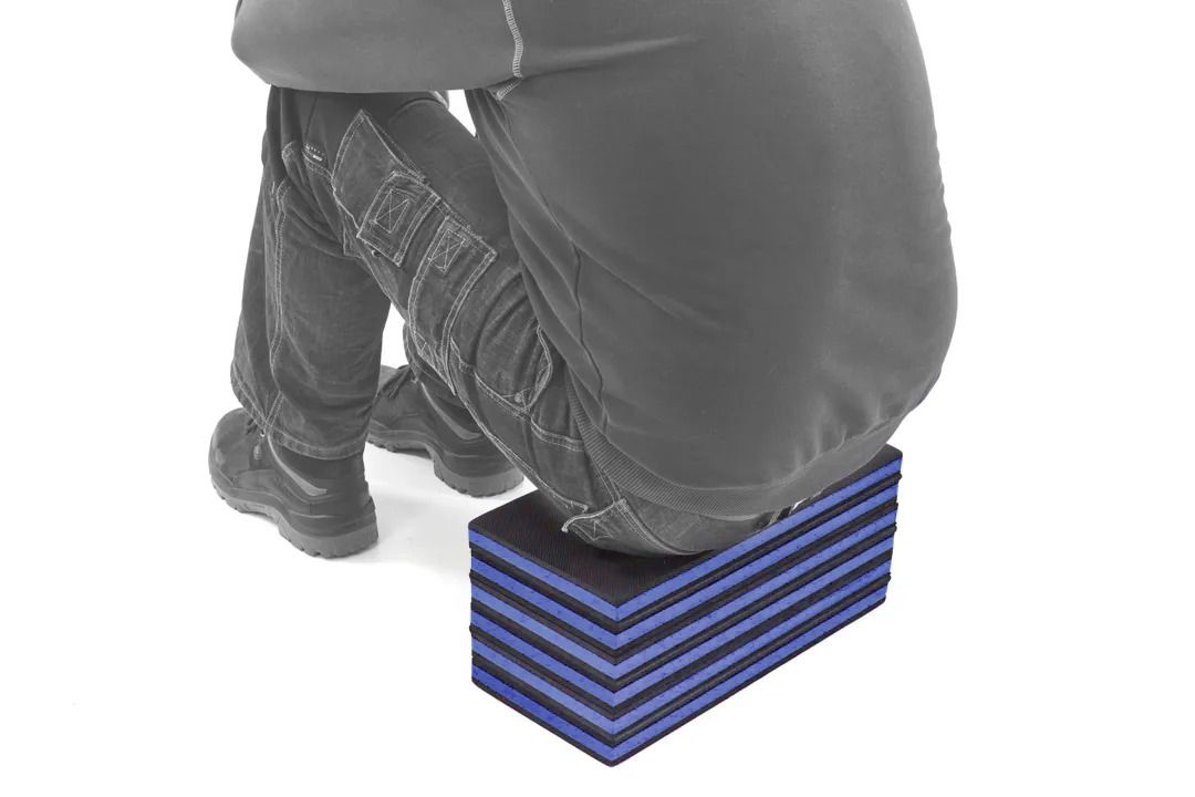 Pracovná ochranná penová podložka, skladacia