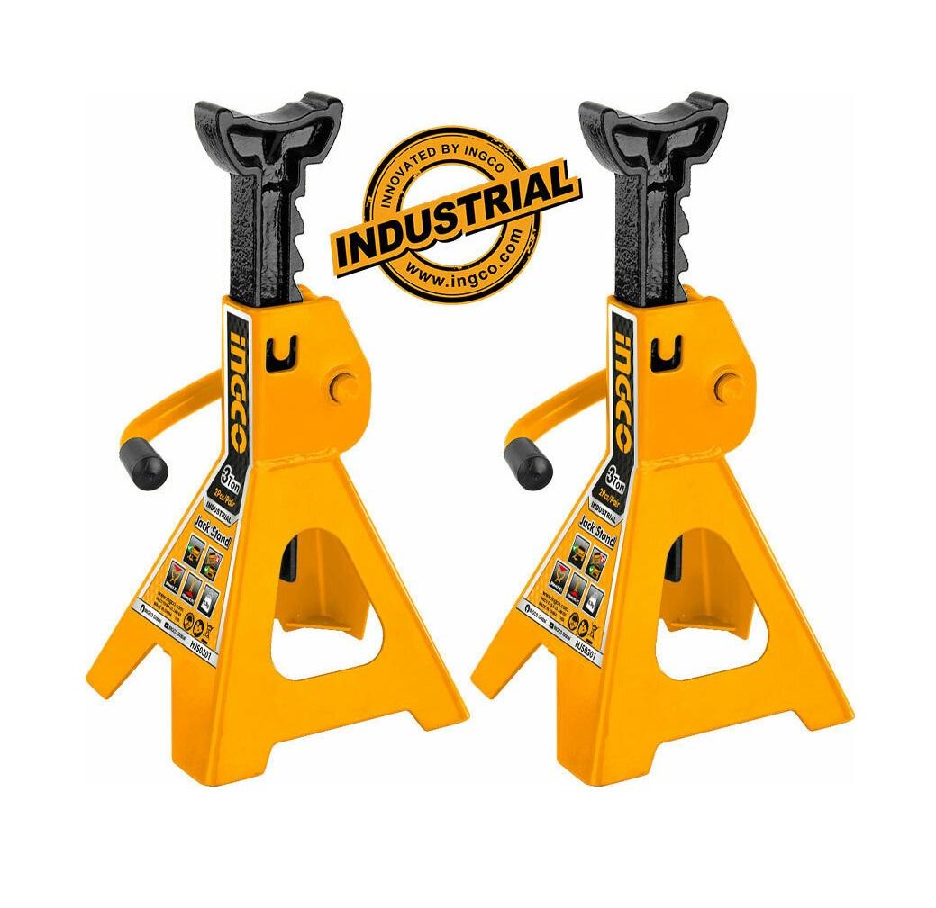Sada stojanov - podpier 3 t s poistkou Ingco