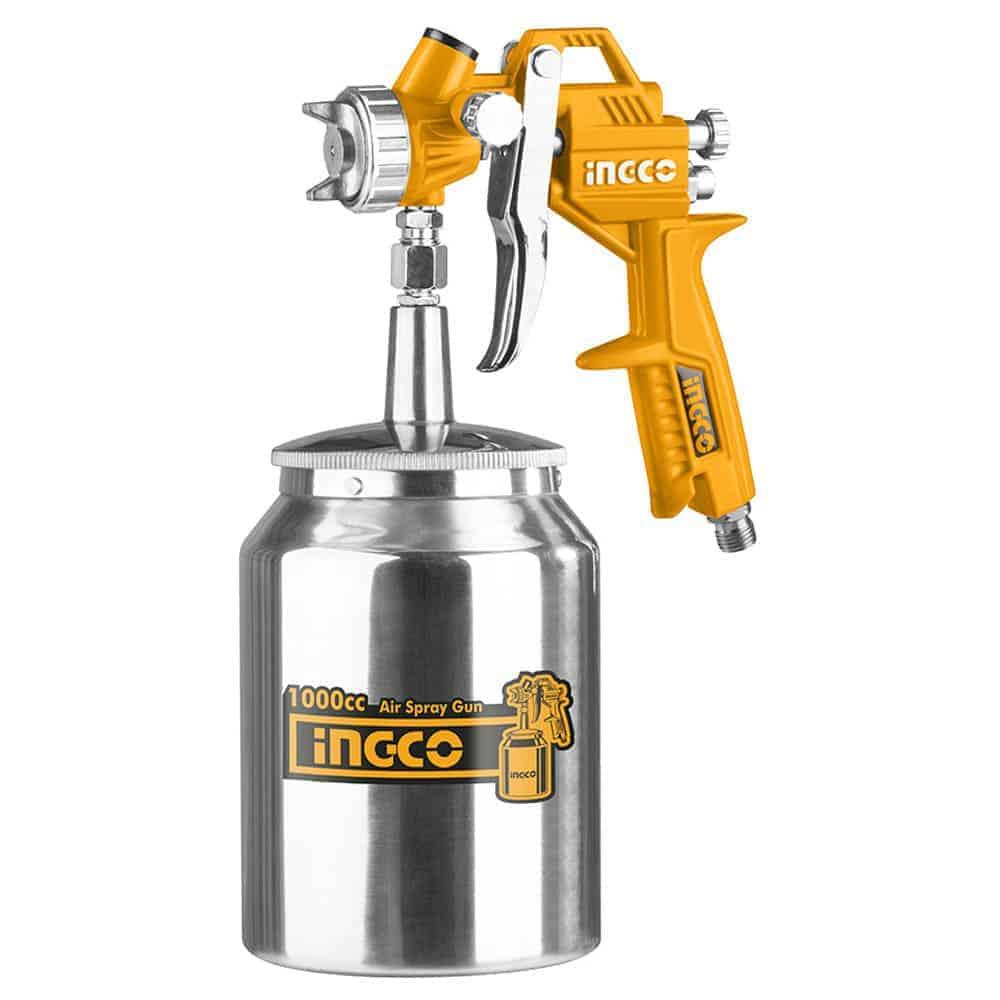 Striekacia pištoľ so spodnou kovovou nádržkou 1000cm3 Ingco