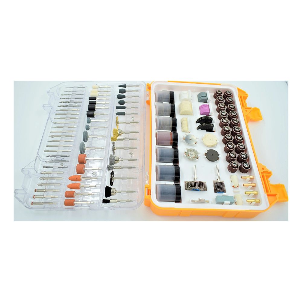 Súprava príslušenstva pre brúsku – biaxiálny leštič 410 kusov ingco