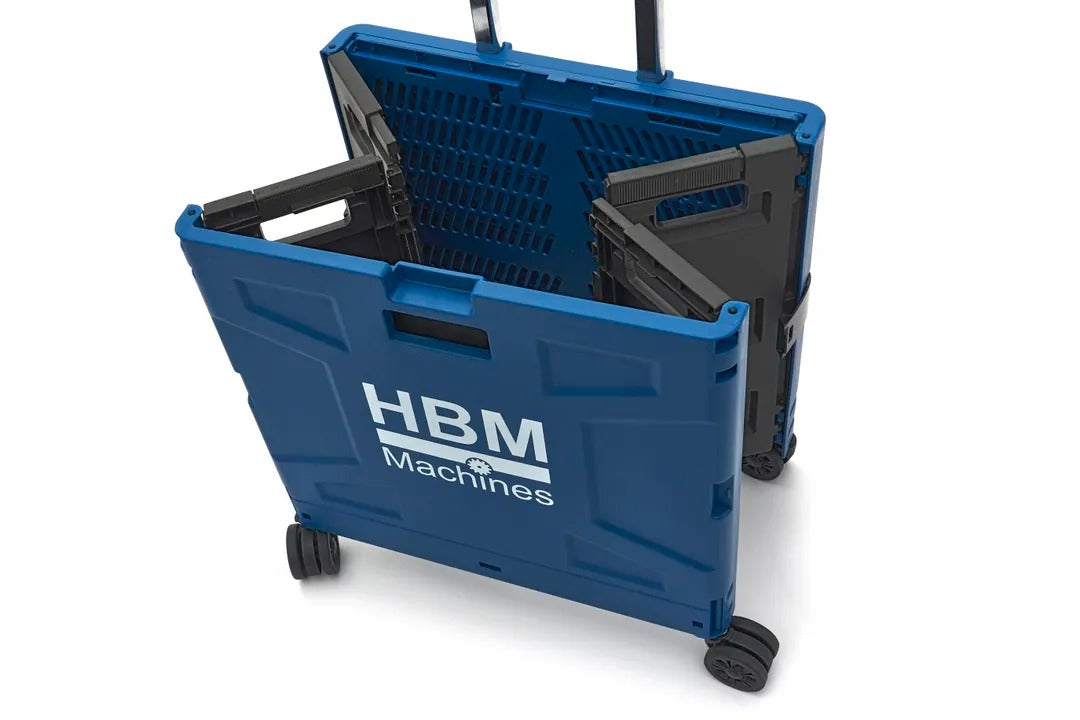 Skladací vozík na prepravu, nosnosť 45 kg hbm machines