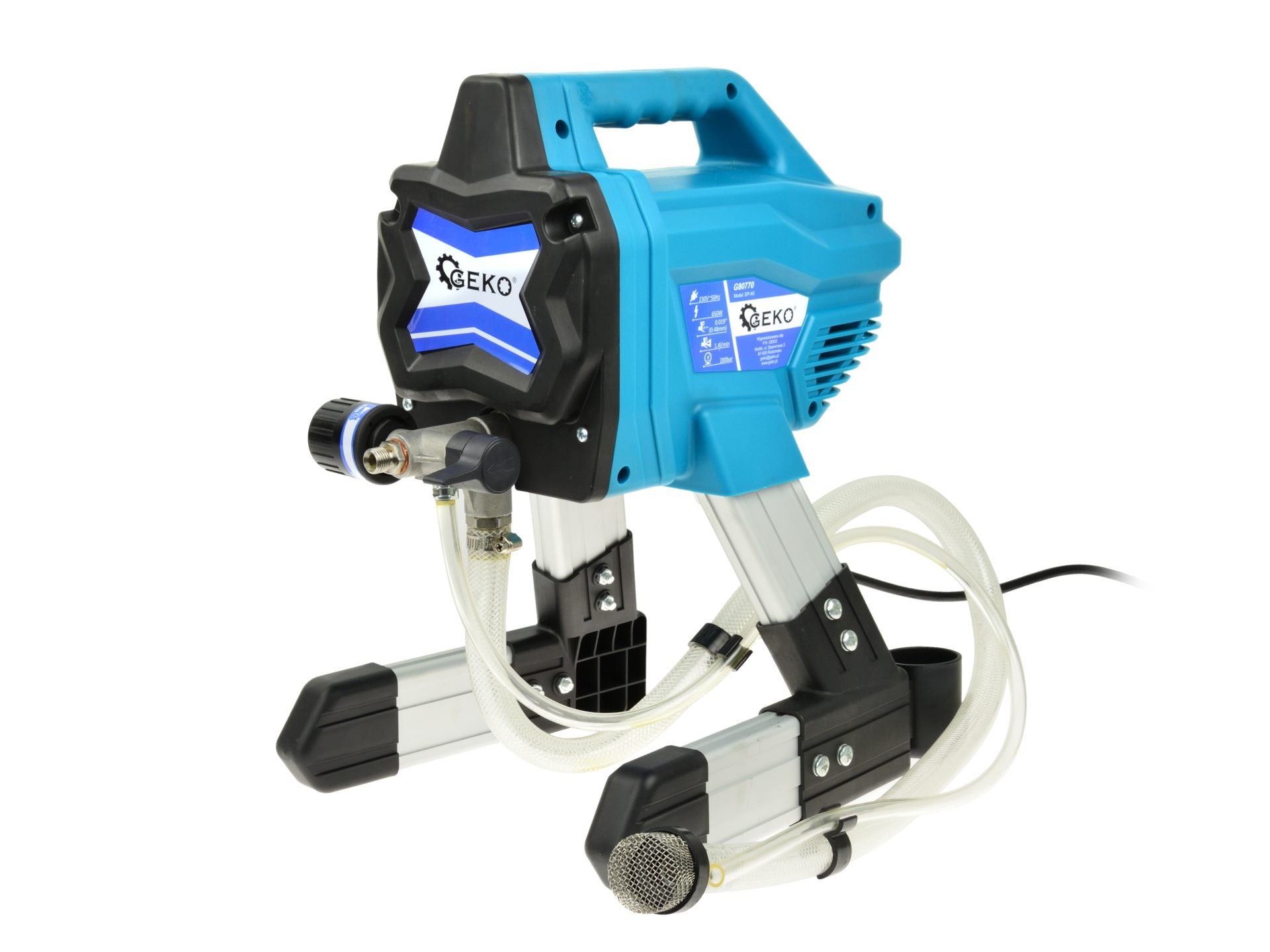 Agregát - hydrodynamická striekacia lakovacia pištoľ 650W Geko