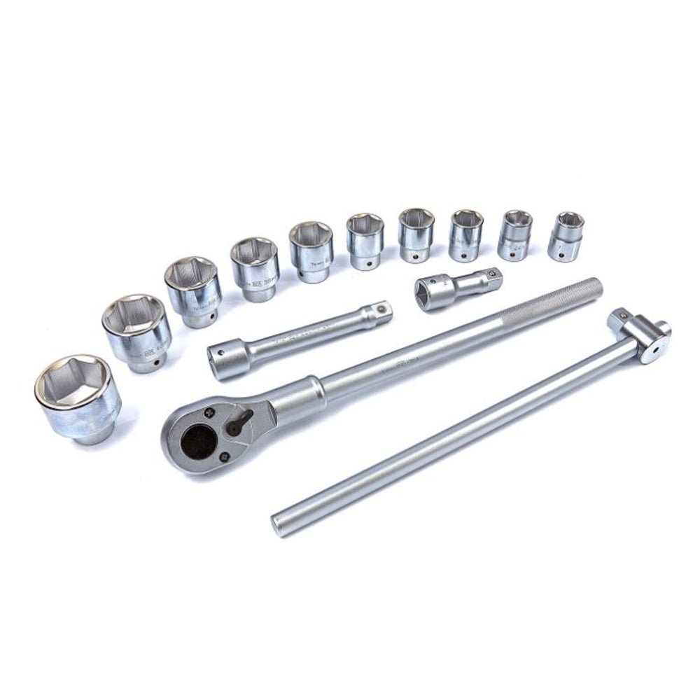 Profesionálna súprava aok, nástrčky s račňou 3/4, 22–50 mm, 14 kusov