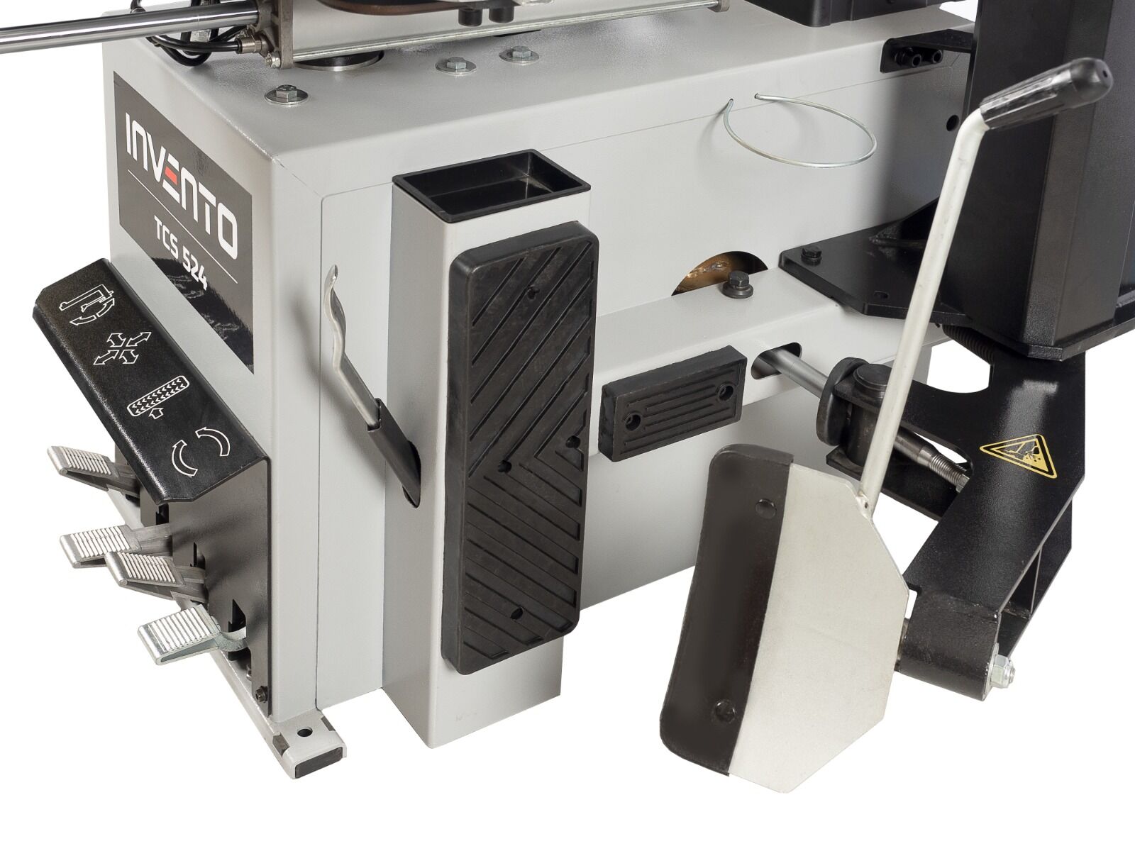 Automatická prezúvačka - vyzúvačka pneumatík s ramenom Runflat 24'', 380V, Invento