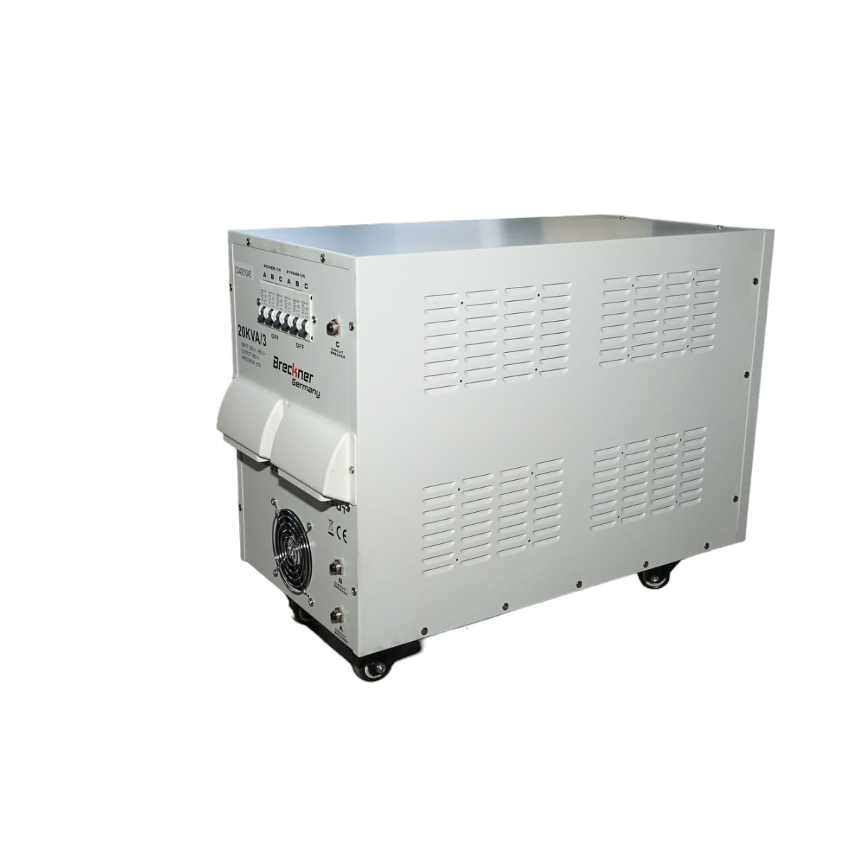 Automatický trojfázový stabilizátor napätia 20kVA, 16kW, servomechanizmus Breckner Germany
