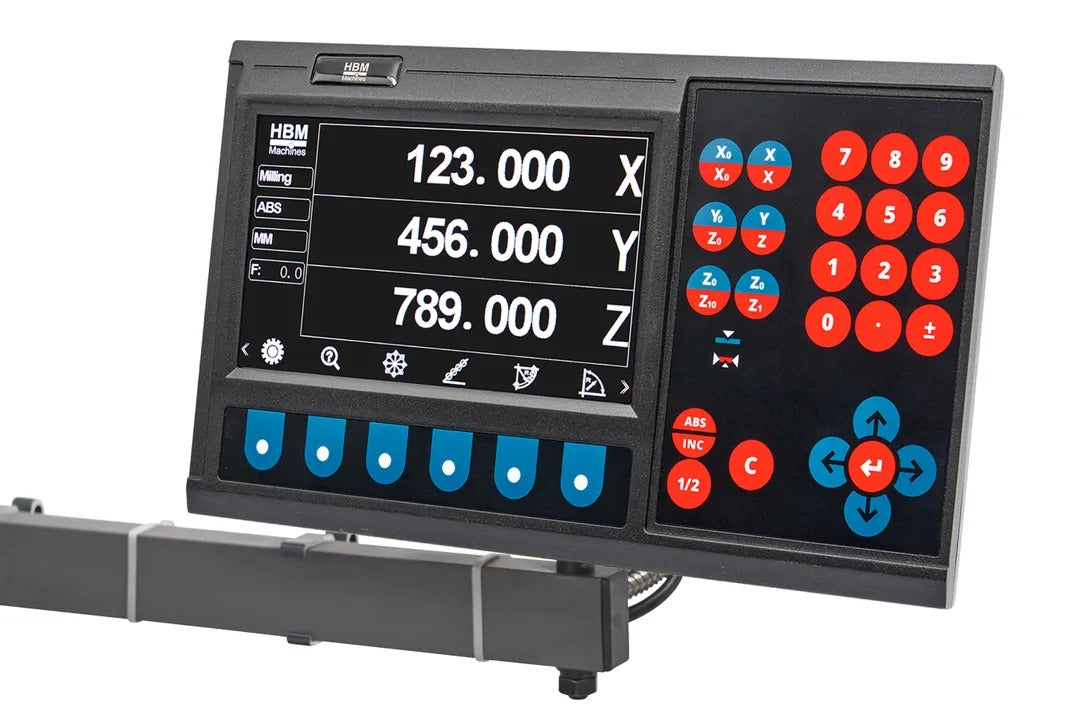 Profesionálna frézka a vŕtačka s veľkým stolom a digitálnym displejom BF 60 400V