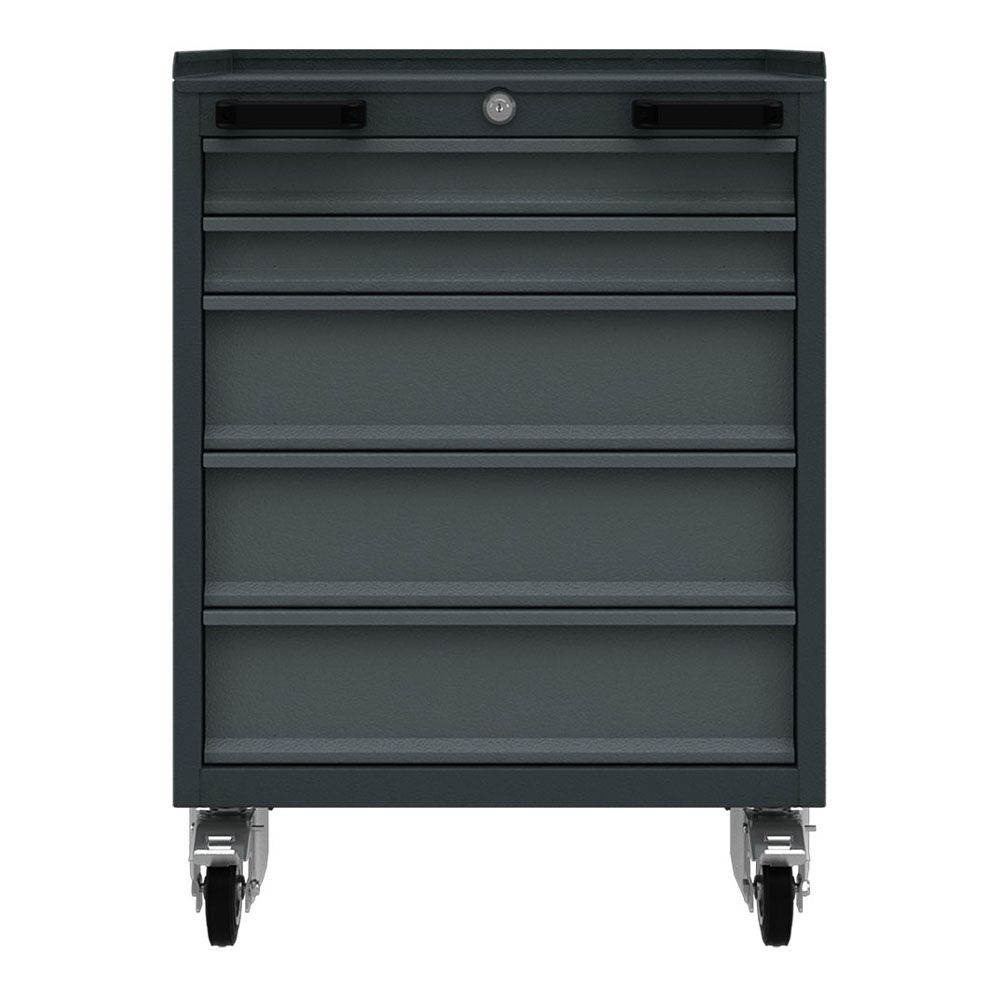 Mobilný dielenský vozík - skrinka na náradie s 5 zásuvkami 58 × 50 × 80cm