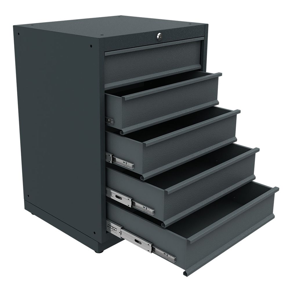 Dielenská skrinka s 5 zásuvkami - šuflíkmi 62 × 53 × 86cm