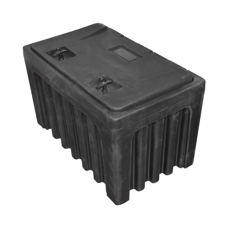Box na náradie, z čierneho plastu 460x580x800 mm