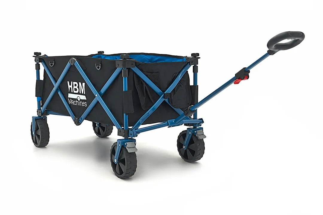 Skladací multifunkčný vozík na prepravu, nosnosť 120 kg hbm machines