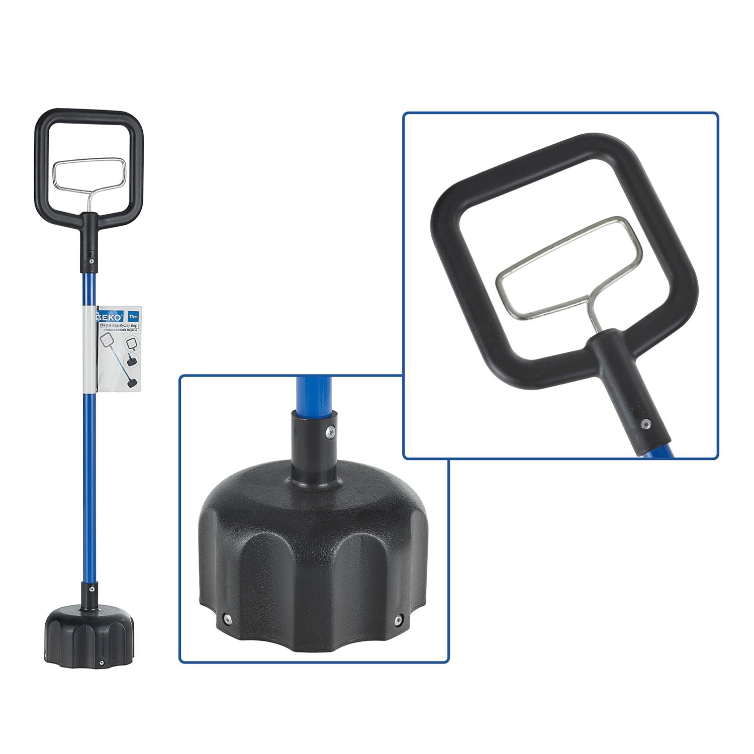 Magnetický uchopovač s dlhou rukoväťou a rýchlym uvoľnením 770mm