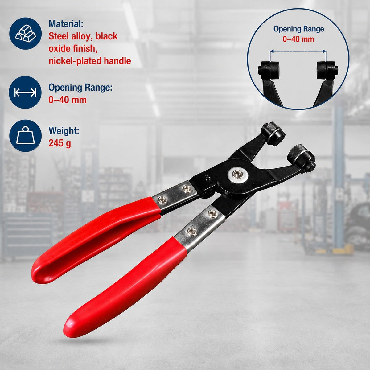 Kliešte na hadicové spony Gebo Tools