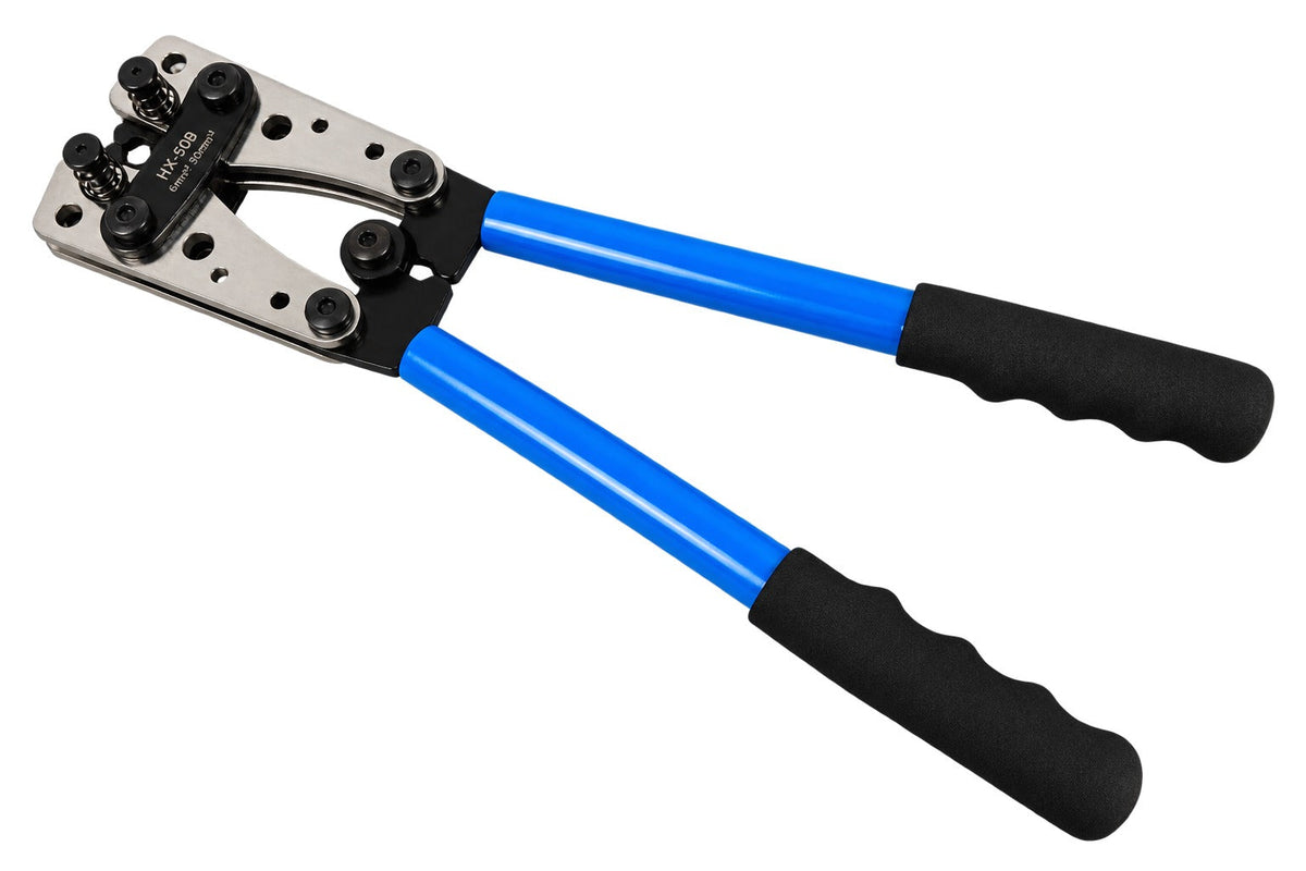 Krimpovacie kliešte na káblové oká s veľkým priemerom 6,0 - 50mm2, Gebo Tools