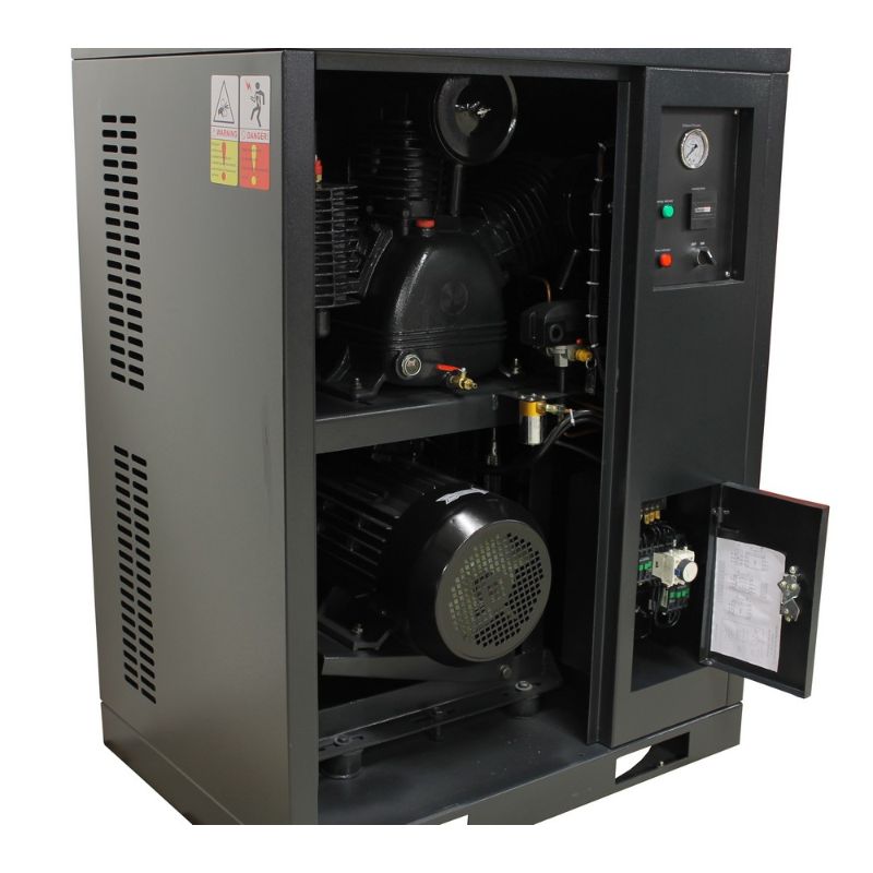 Tichý profesionálny kompresor 5,5 kw 7,5 hp 8 bar 400 v