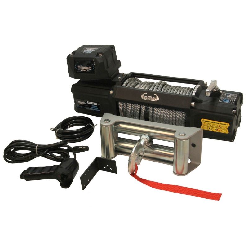 Elektrický lanový naviják 12V s diaľkovým ovládačom 5443kg