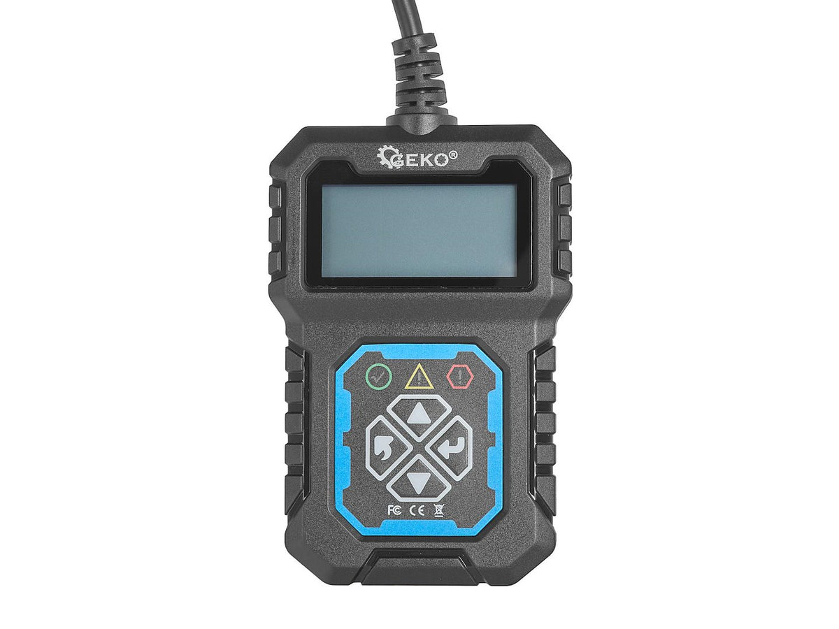 Diagnostický tester OBD II s LCD displejom - čítanie a mazanie chýb check engine