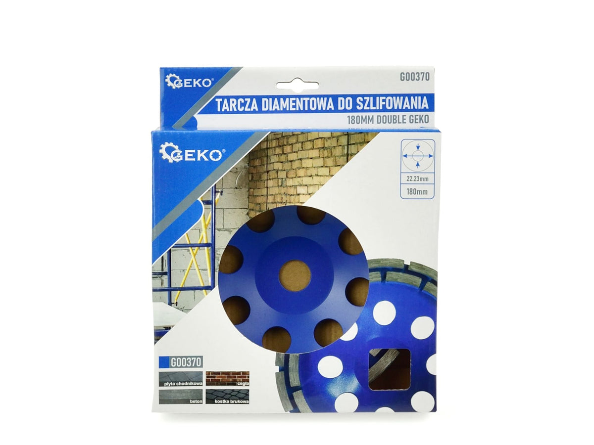 Diamantový brúsny kotúč dvojradový 180mm Geko