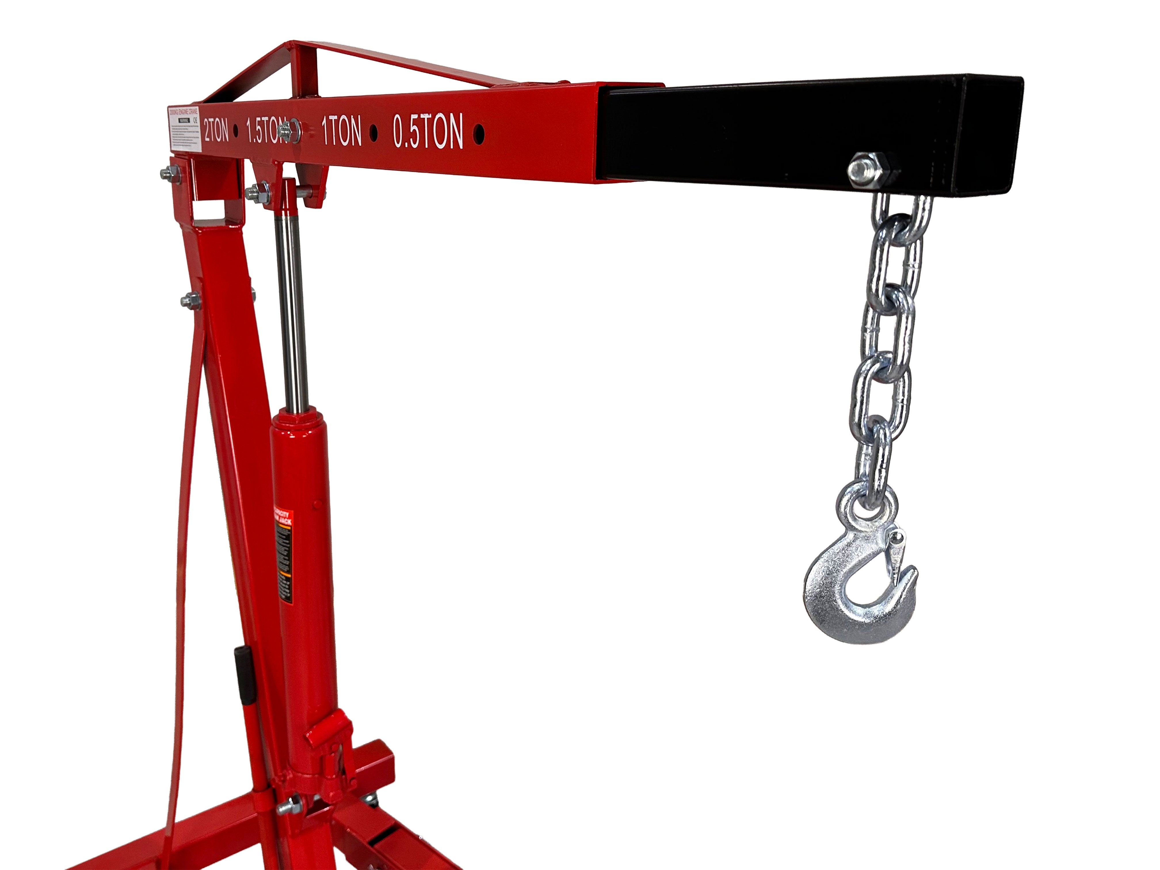 Dielenský hydraulický žeriav - žirafa 2t, skladací, Gebo Tools