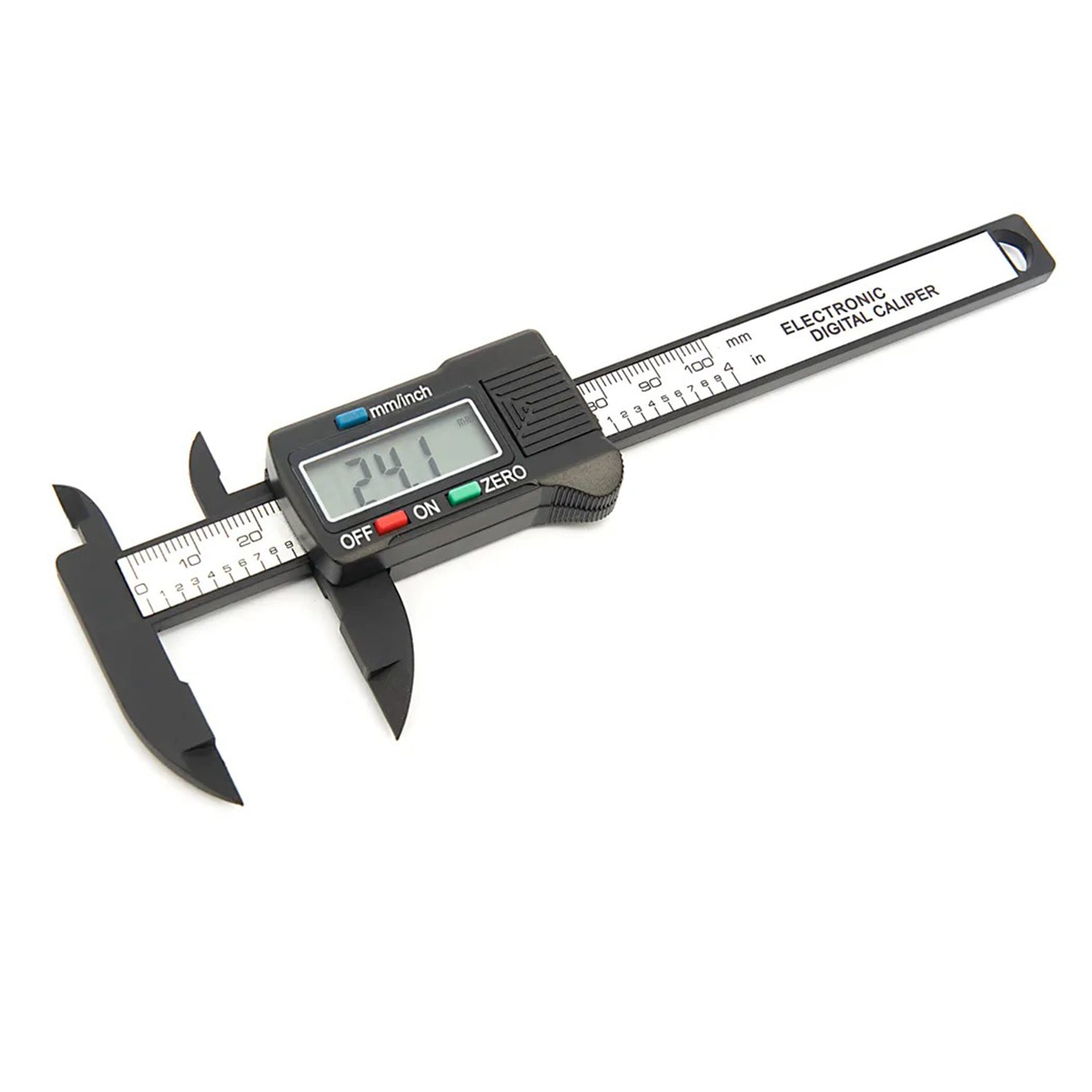 Digitálne posuvné meradlo - šublera, 100mm, LCD displej, prenosť 0,1mm, konverzia mm/palce HBM Holandsko