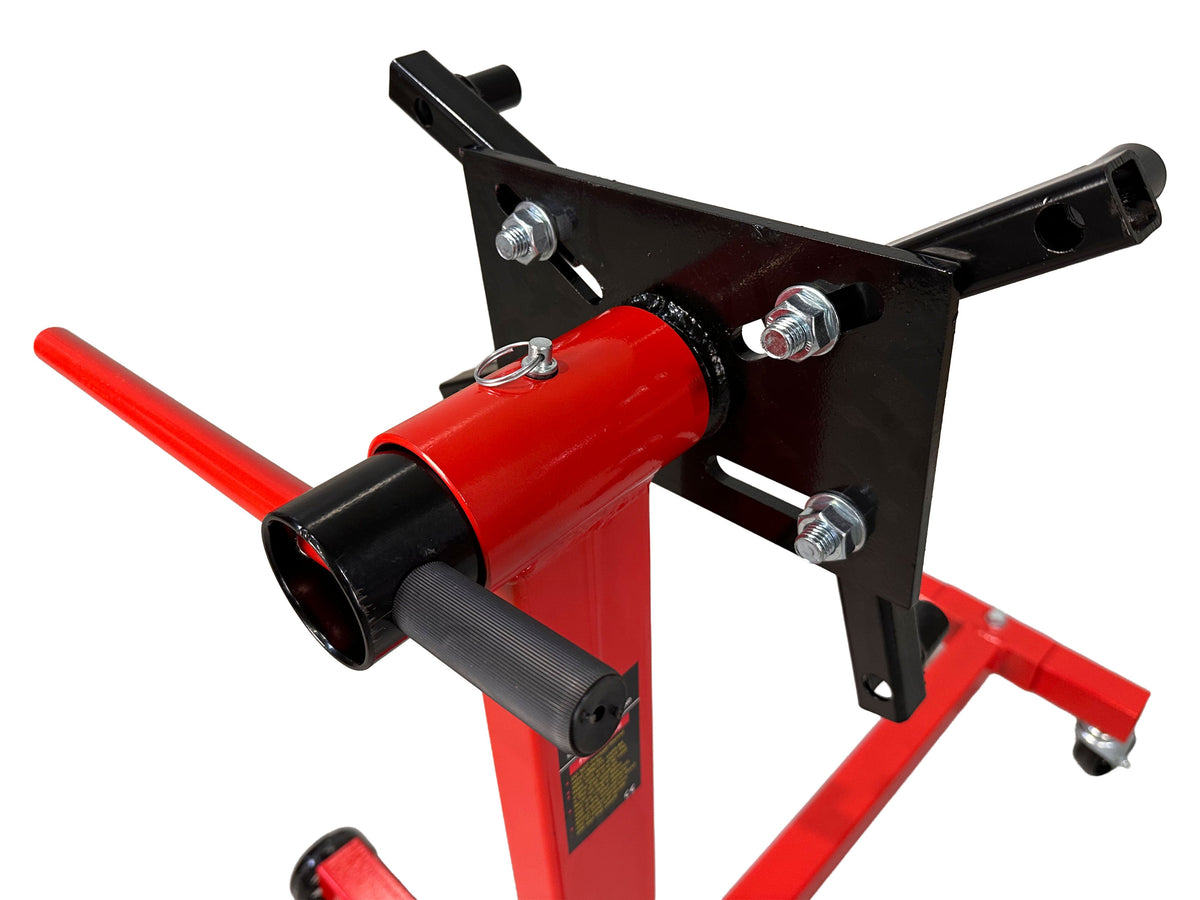 Držiak - stojan na motor, otočný, 450kg, Gebo Tools