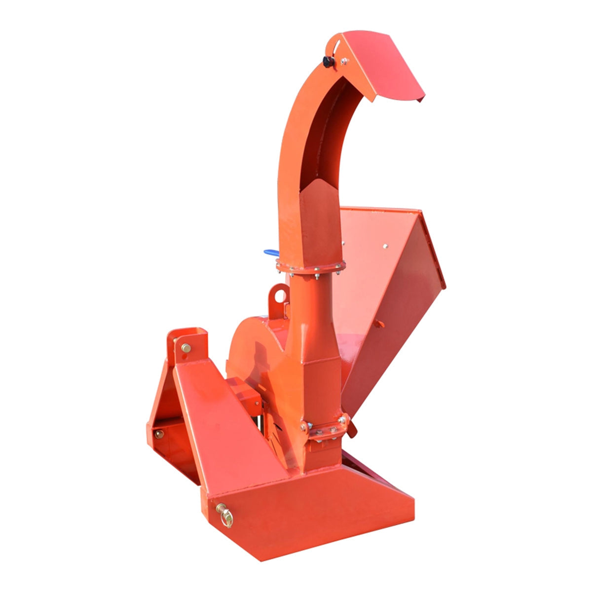 Drvič konárov s pohonom cez hriadeľ traktora PTO, potrebný výkon 18-50HP maximálna hrúbka 100mm, násypka 400x420x600mm Breckner Germany
