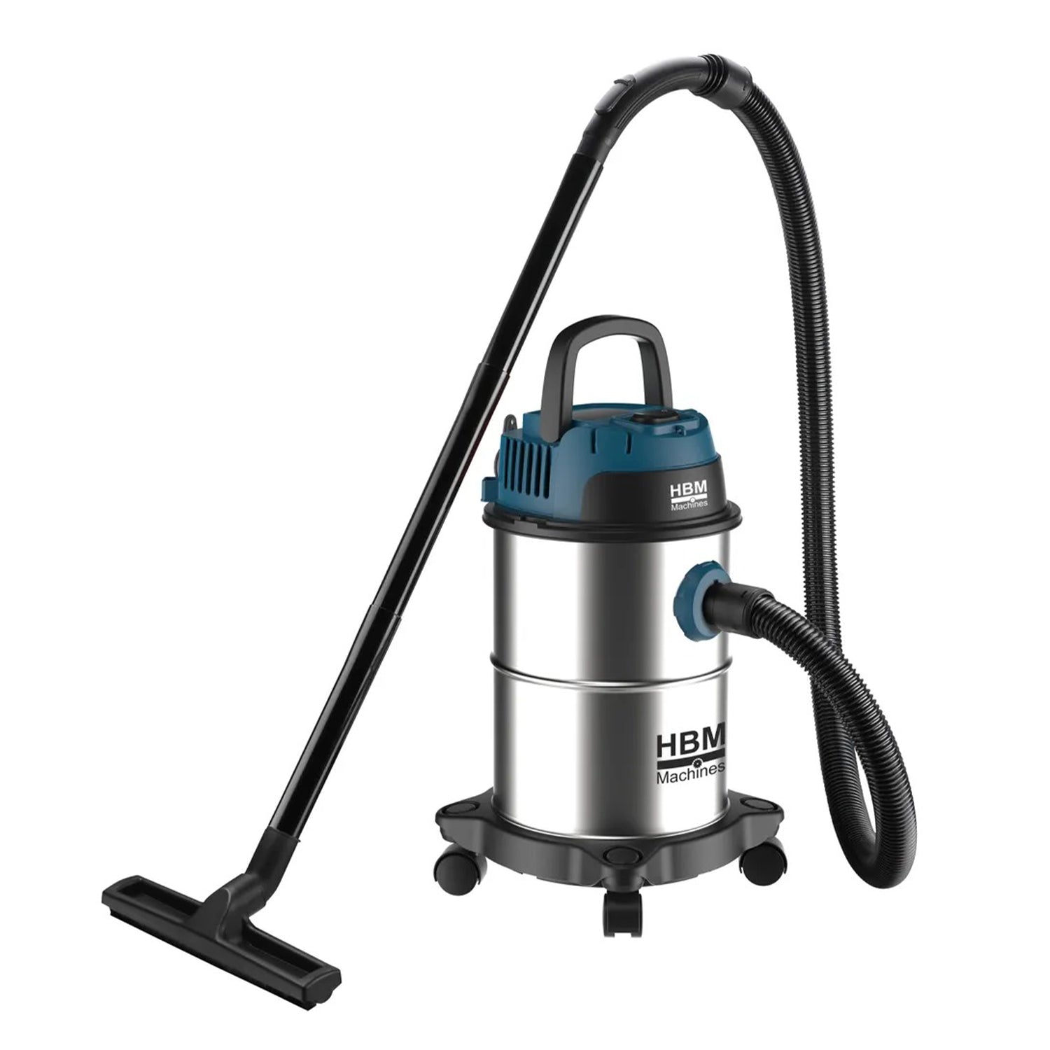 Profesionálny vysávač na suhé a mokré vysávanie, 1000W, 15l, kompaktný a tichý HBM