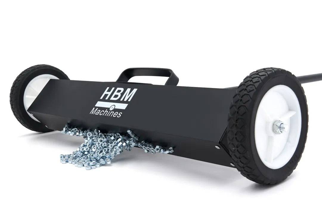 Magnetická metla s kolesami HBM