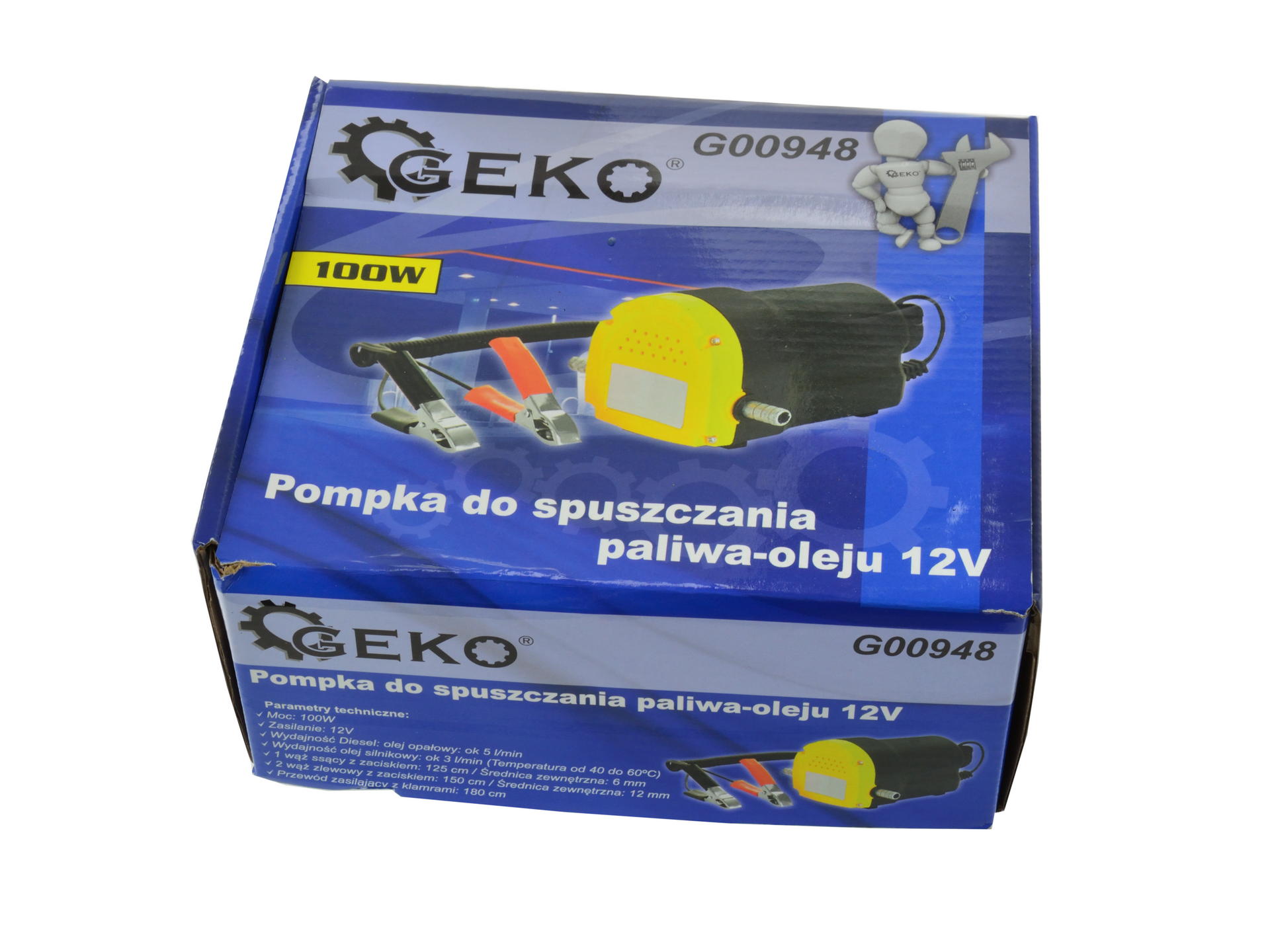 Elektrické čerpadlo na naftu, olej a palivo, 12V, 1,5l/min