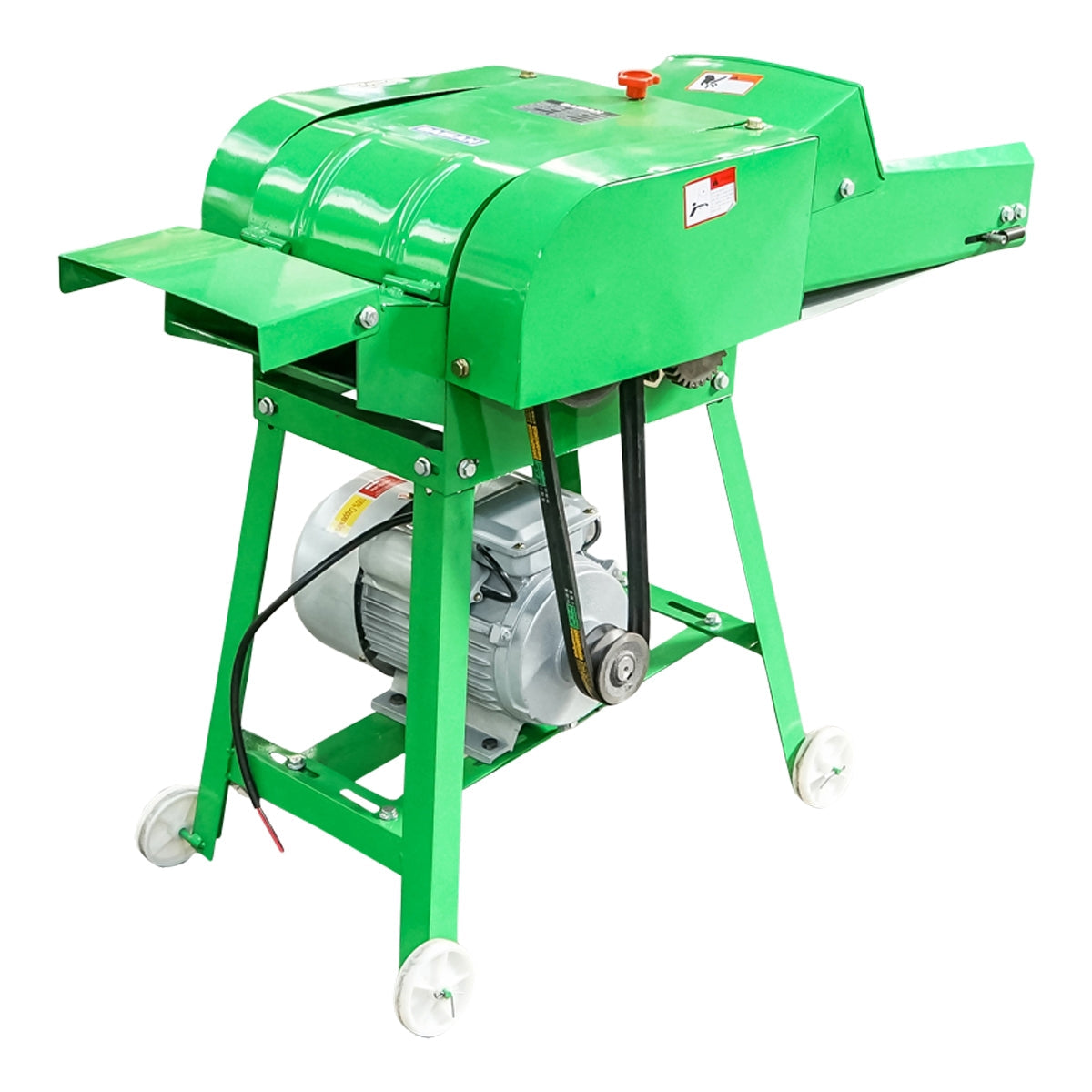 Elektrická rezačka krmovín 2,2kW/220V na lucernu, kukuričné stonky, pšenicu, slnečnicu 1000x425x800mm Baisan