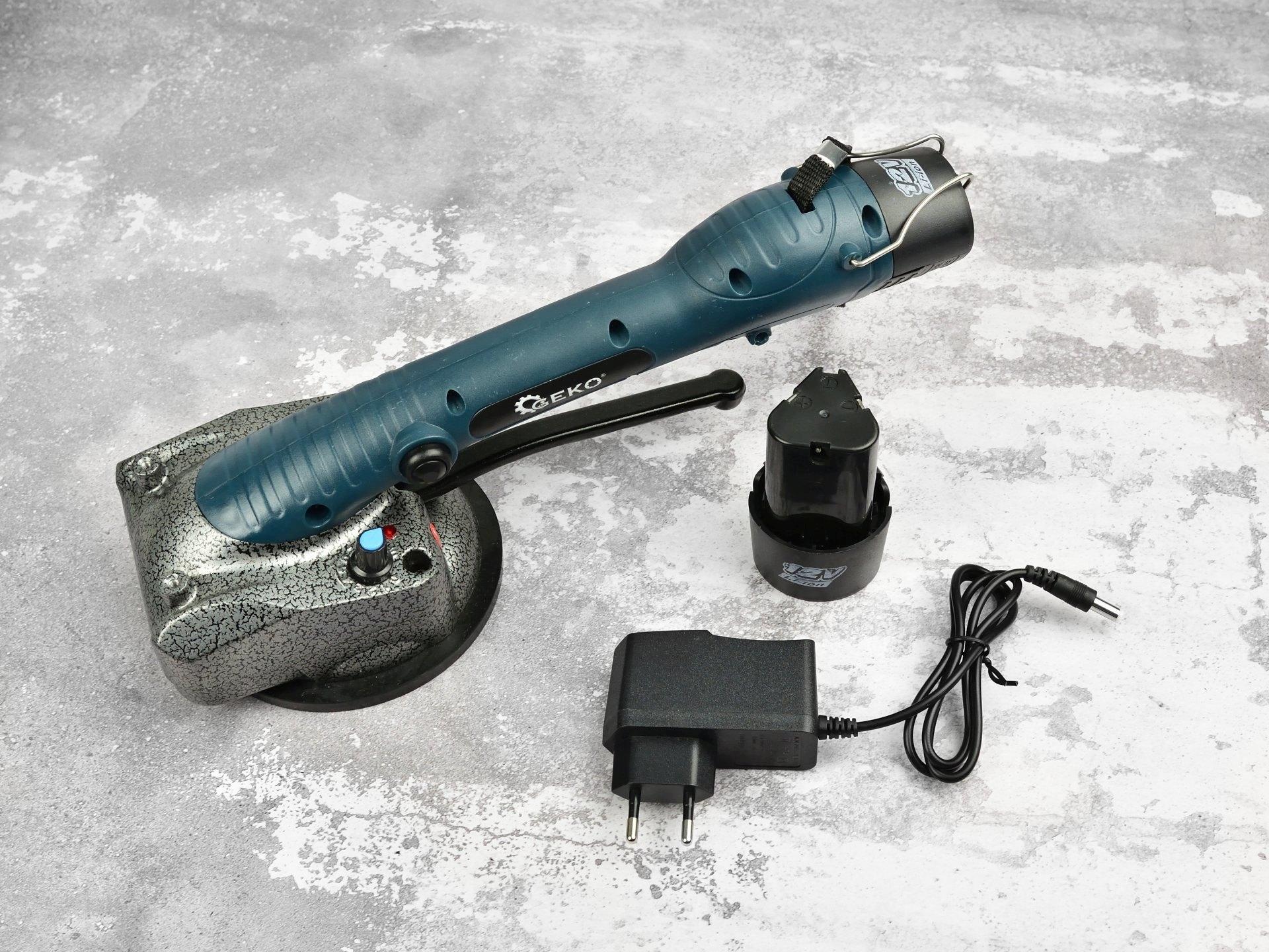 Vibračná prísavka na obklady a dlažbu na nivelovanie, s akumulátorom, 12V, 1500mAh