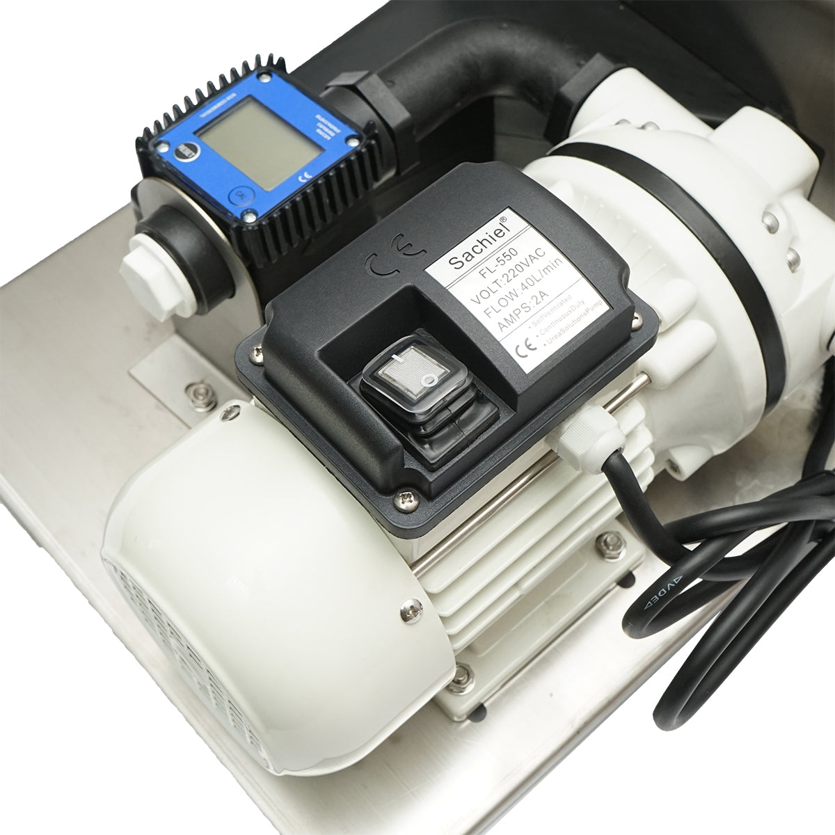 Čerpadlo na AdBlue 220V, 440W, 40l/min, s hadicou a výdajnou pištoľou