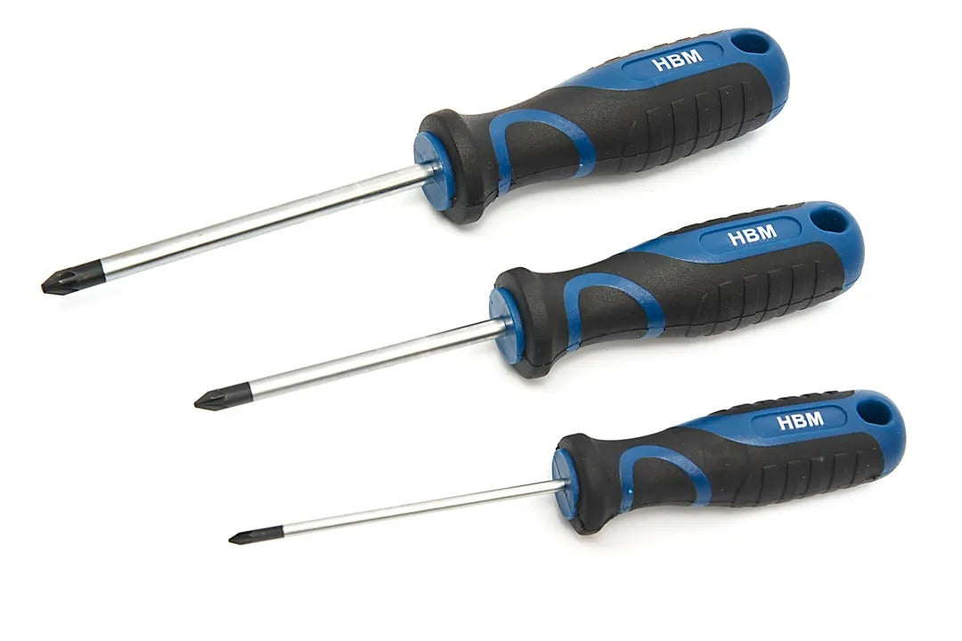 Sada náradia 100 kusov: skrutkovače, bity, nástrčné kľúče, stojanový držiak, oceľ Cr-V, soft grip rukoväť, HBM Holandsko