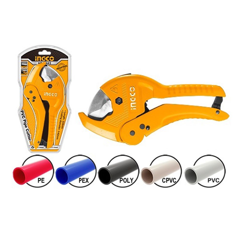 Rezačka PVC rúr - kliešte - nožnice na rezanie 42mm Ingco