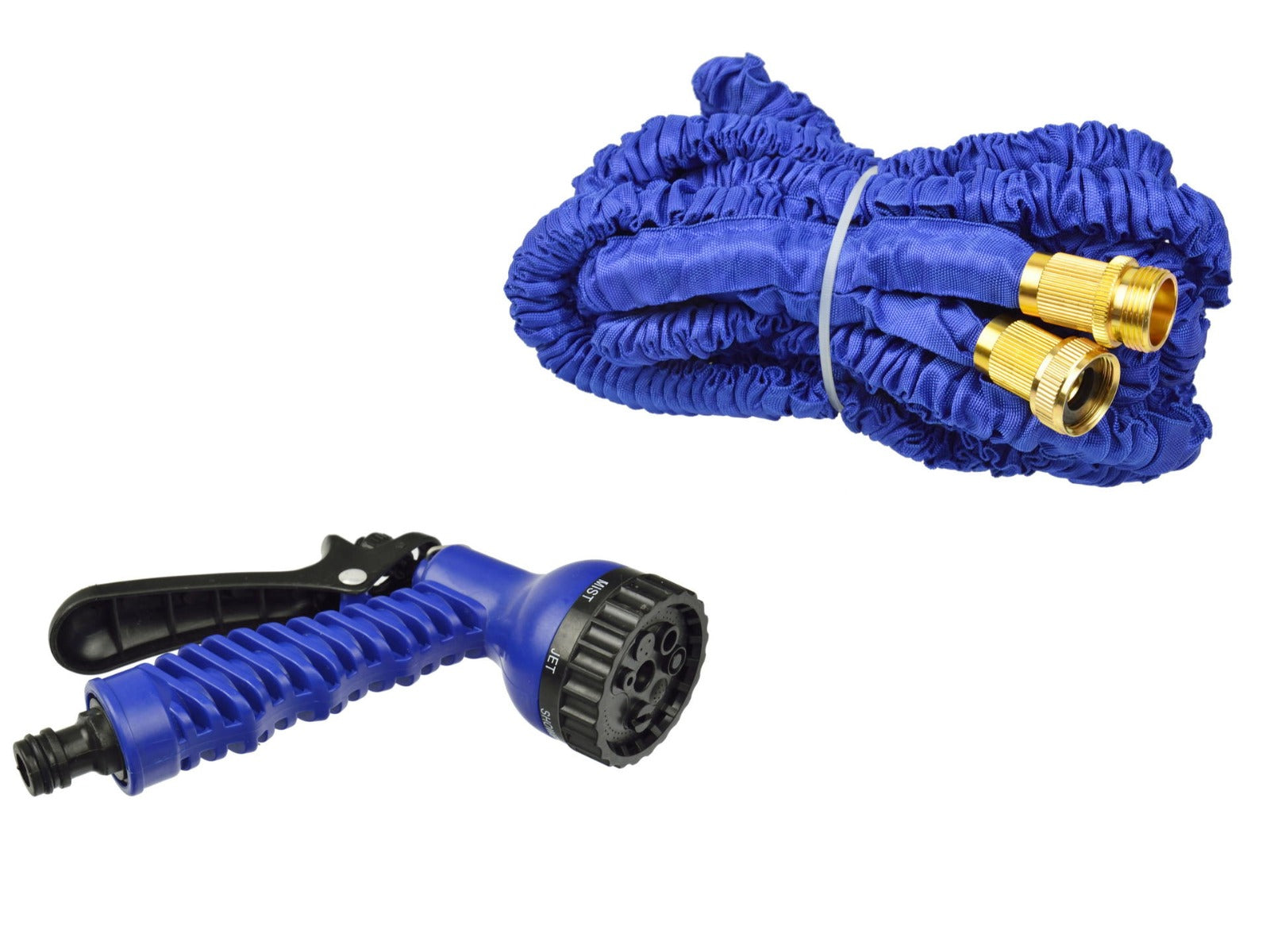 Flexibilná zmršťovacia/rozťahovacia záhradná hadica s postrekovačom 10 - 30m